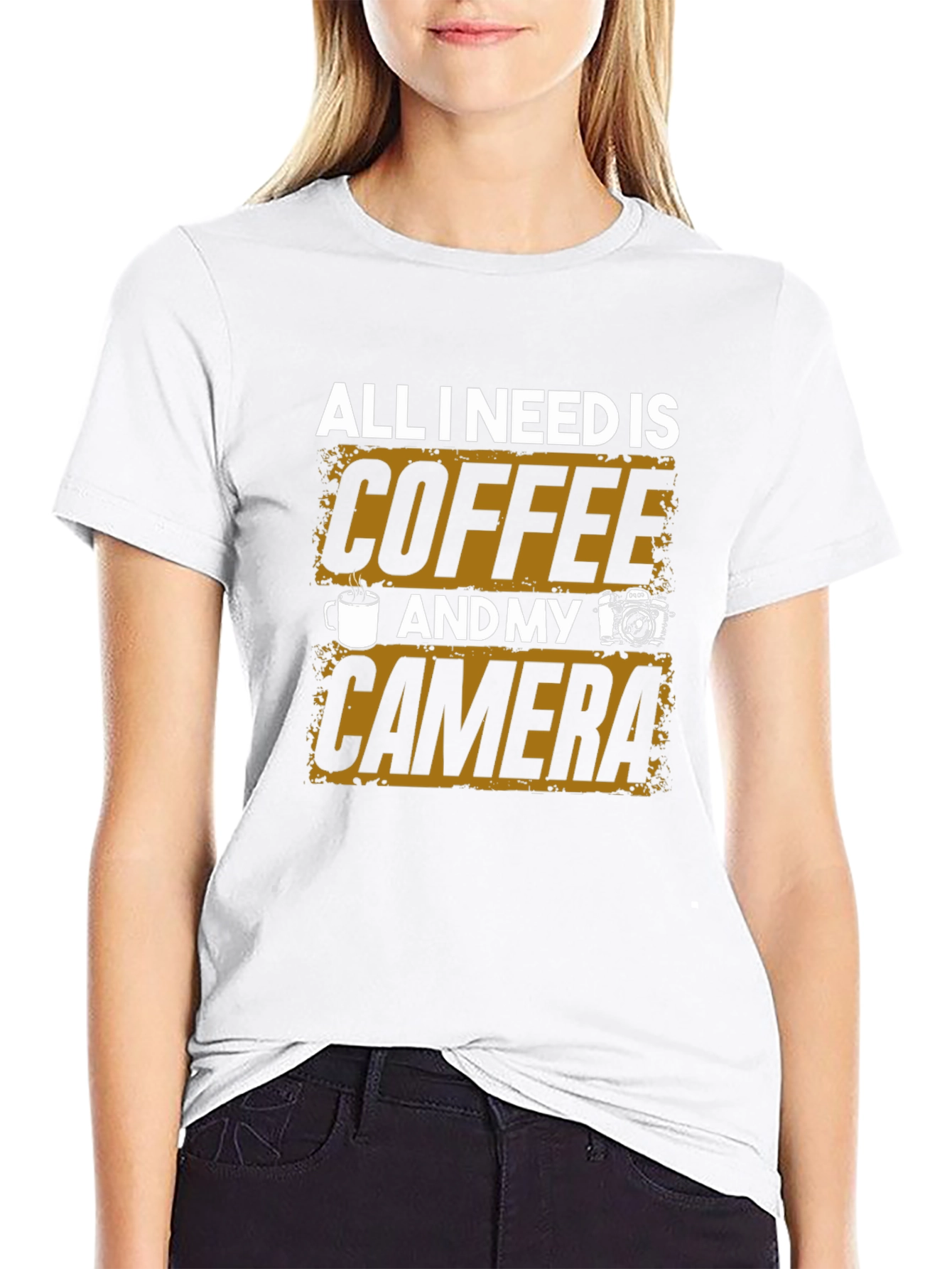 Coffee & Camera T-Shirt: Photographers Essential Tee