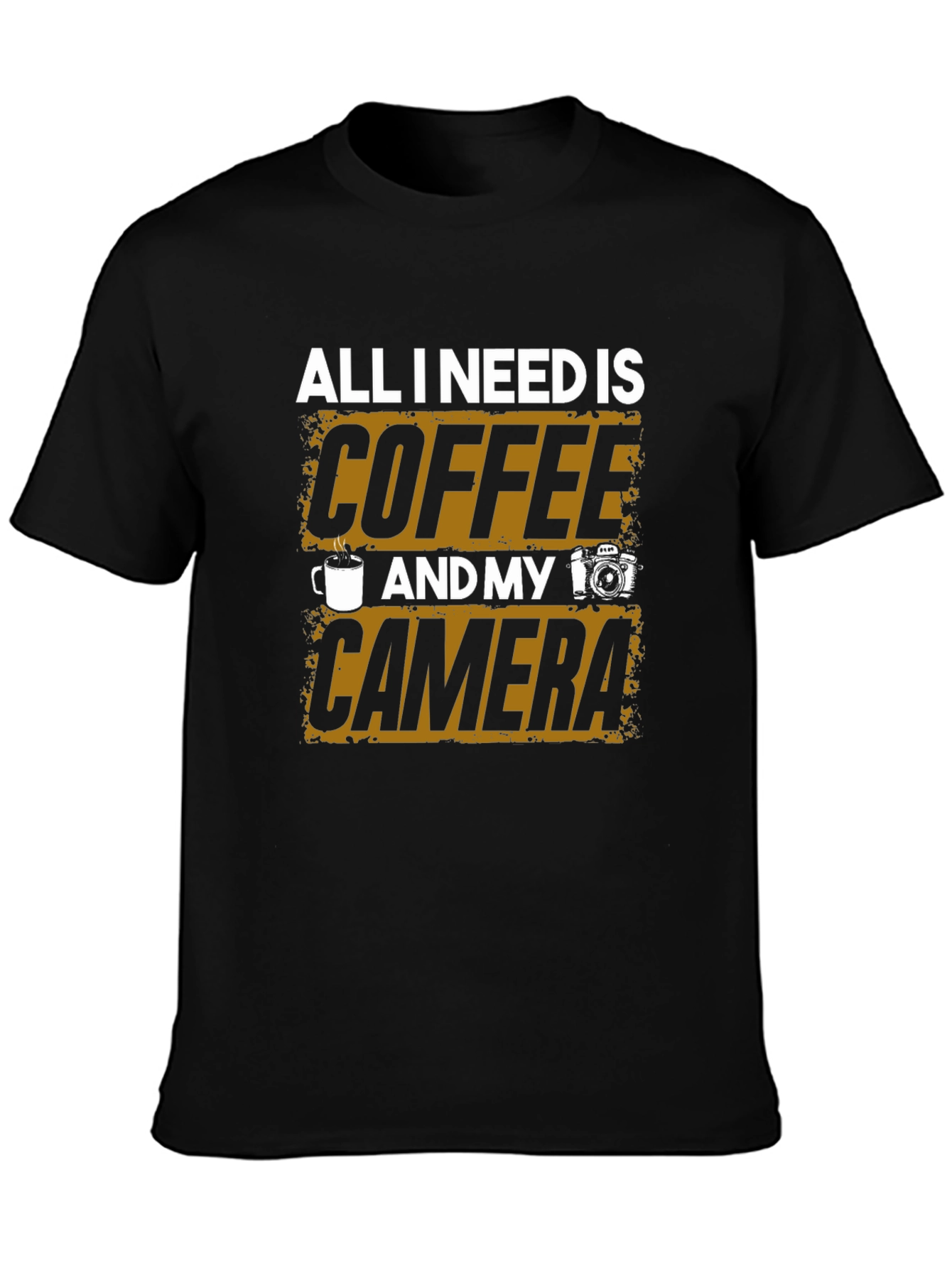 Coffee & Camera T-Shirt: Photographers Essential Tee