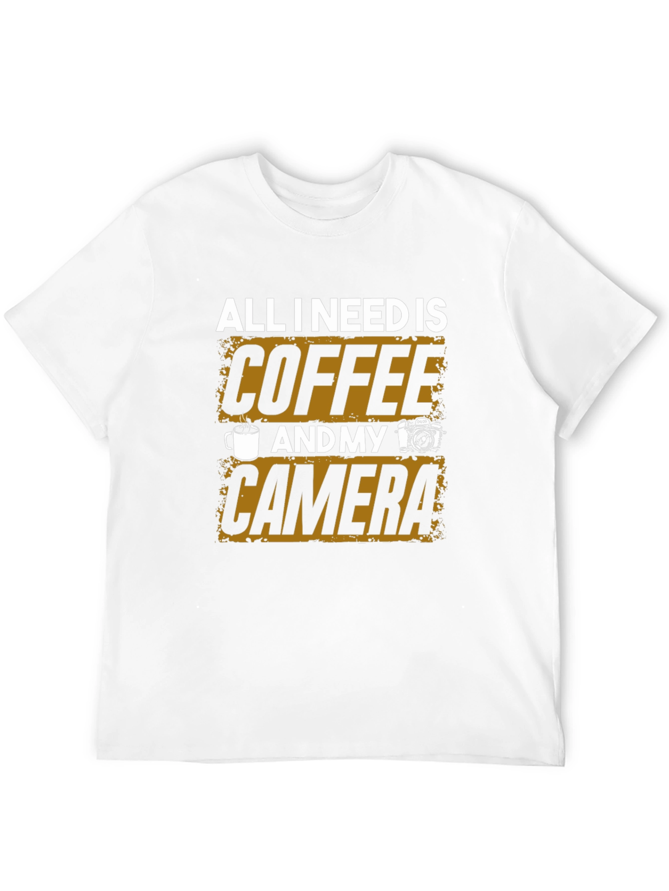 Coffee & Camera T-Shirt: Photographers Essential Tee