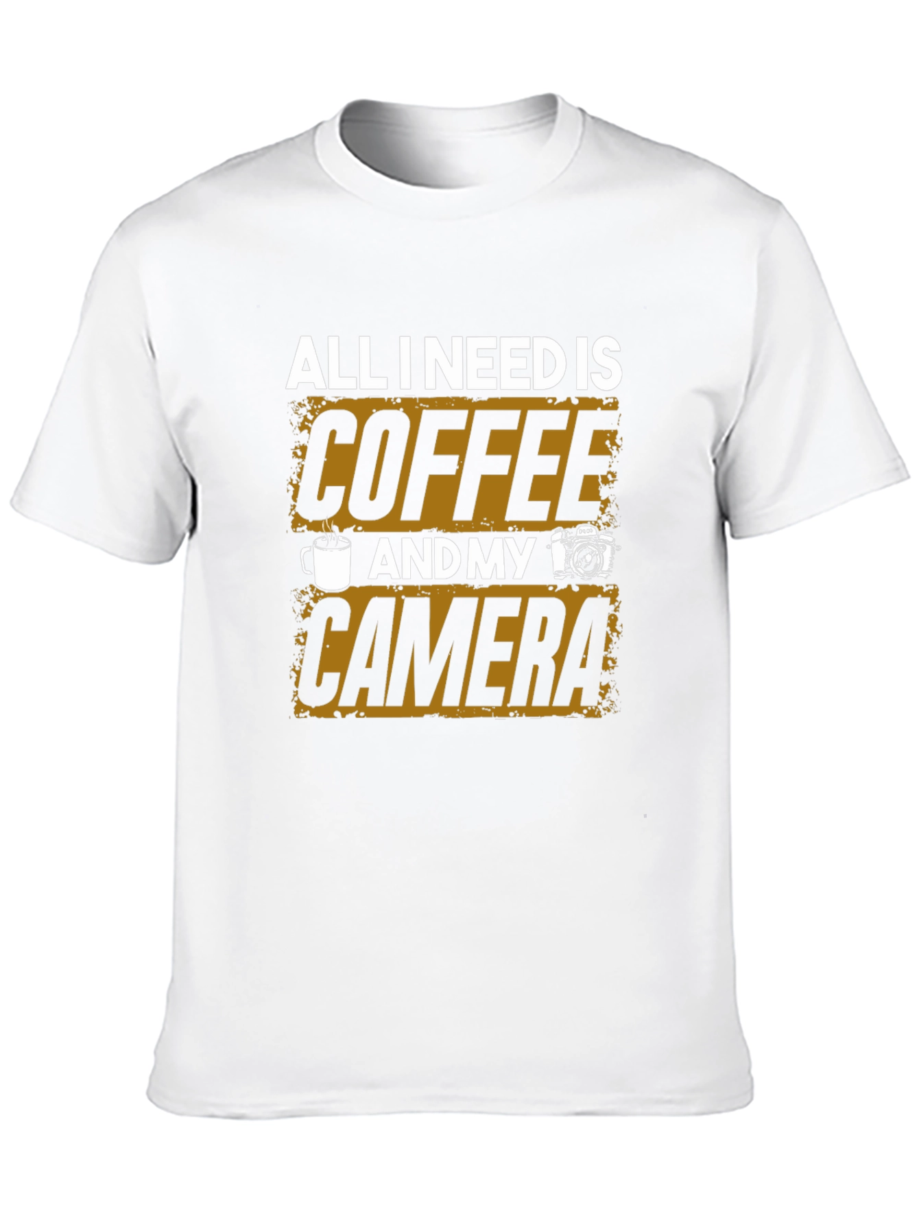 Coffee & Camera T-Shirt: Photographers Essential Tee