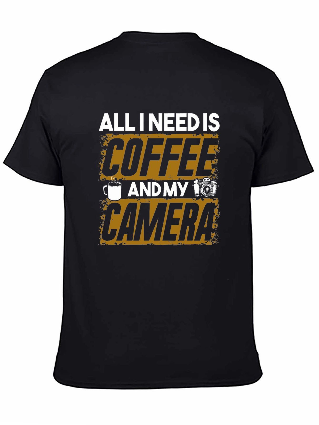 Coffee & Camera T-Shirt: Photographers Essential Tee