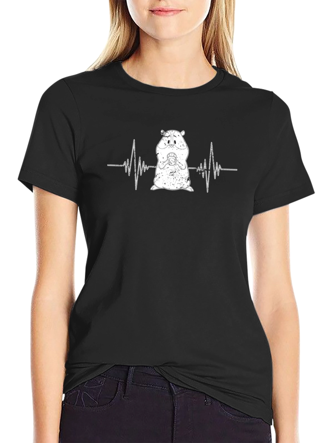 Hamster Heartbeat T-Shirt - Cute Rodent Tee