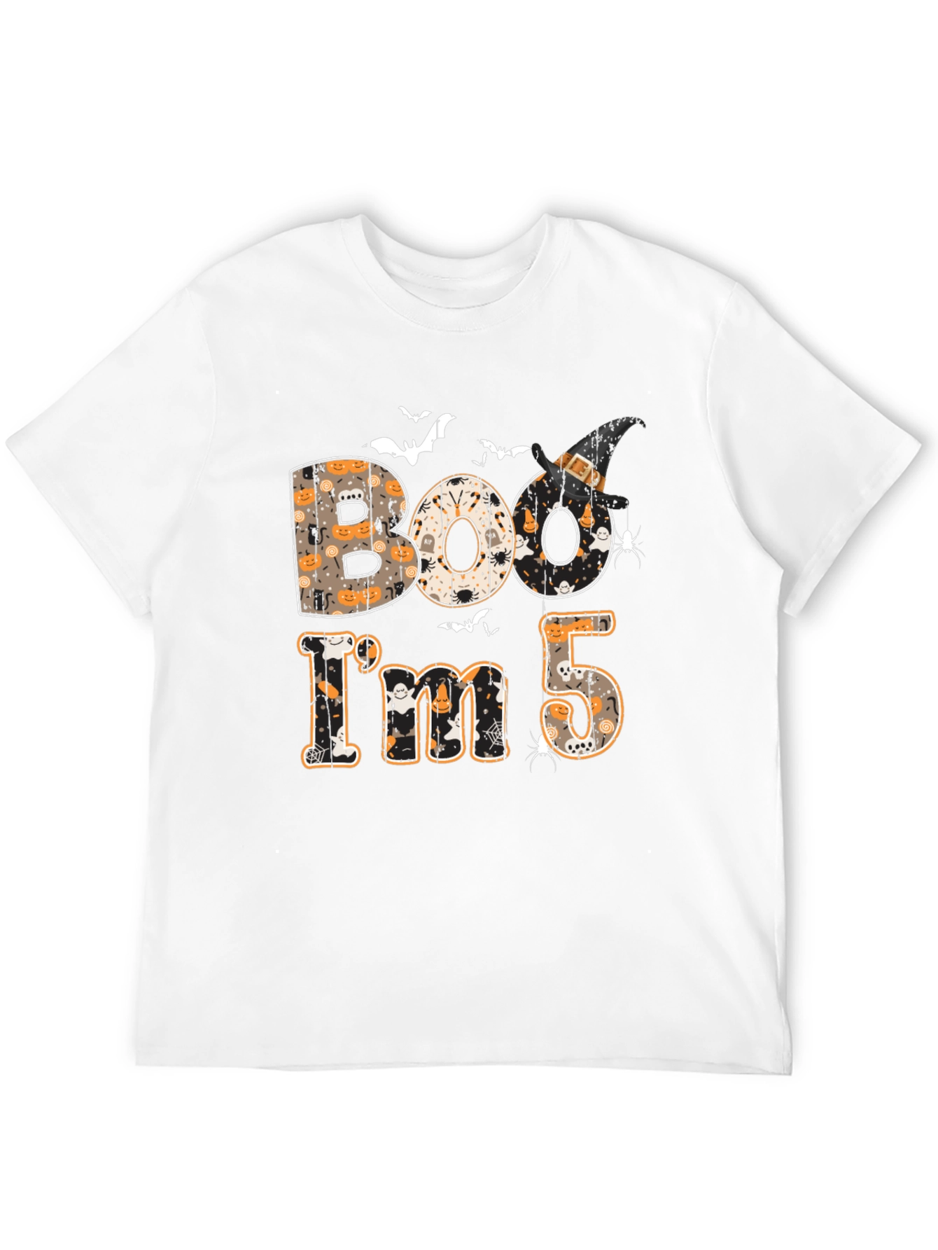 Halloween 5th Birthday Shirt - Boo Im 5