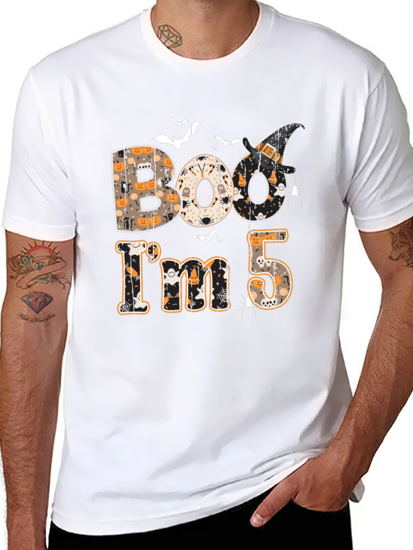Halloween 5th Birthday Shirt - Boo Im 5