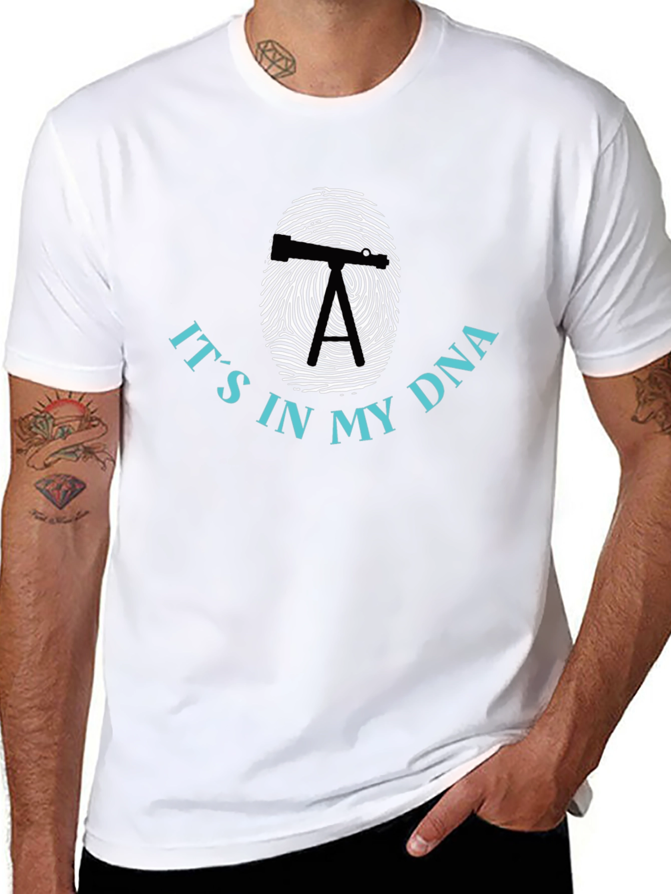 Its in My DNA Telescope T-Shirt