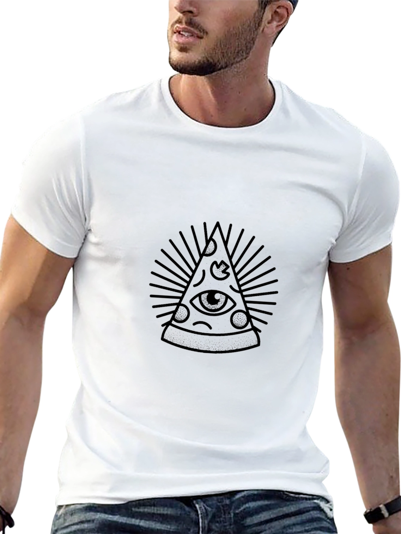 Pizza Illuminati Graphic Tee