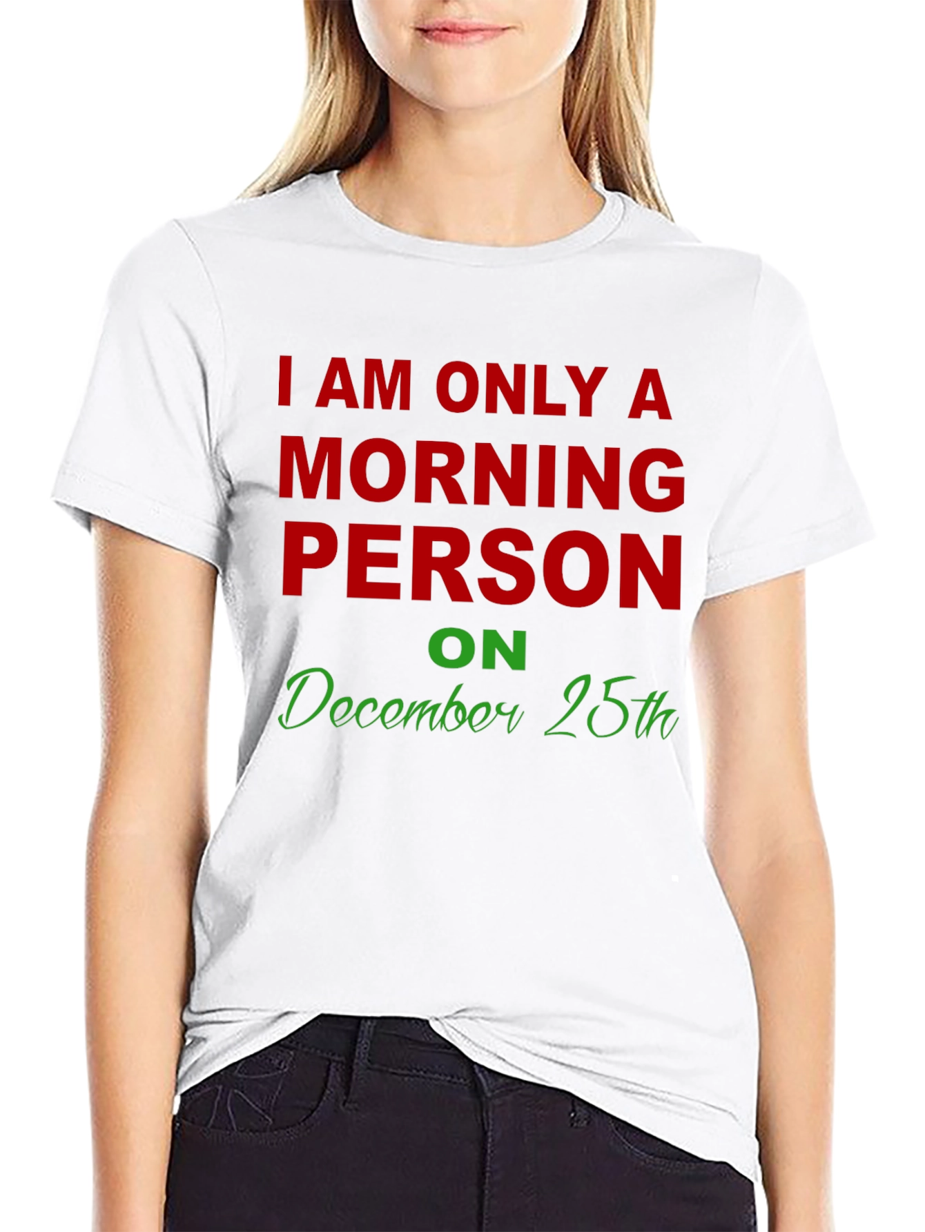 Morning Person Christmas T-Shirt