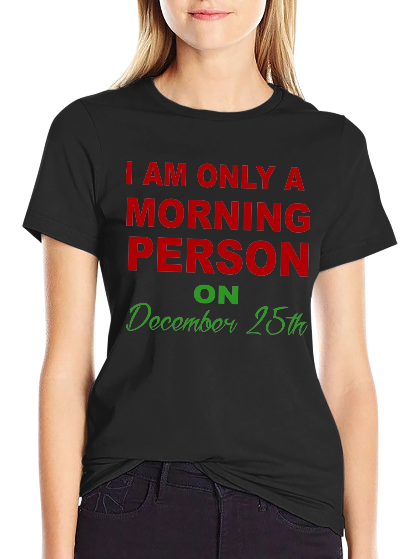 Morning Person Christmas T-Shirt