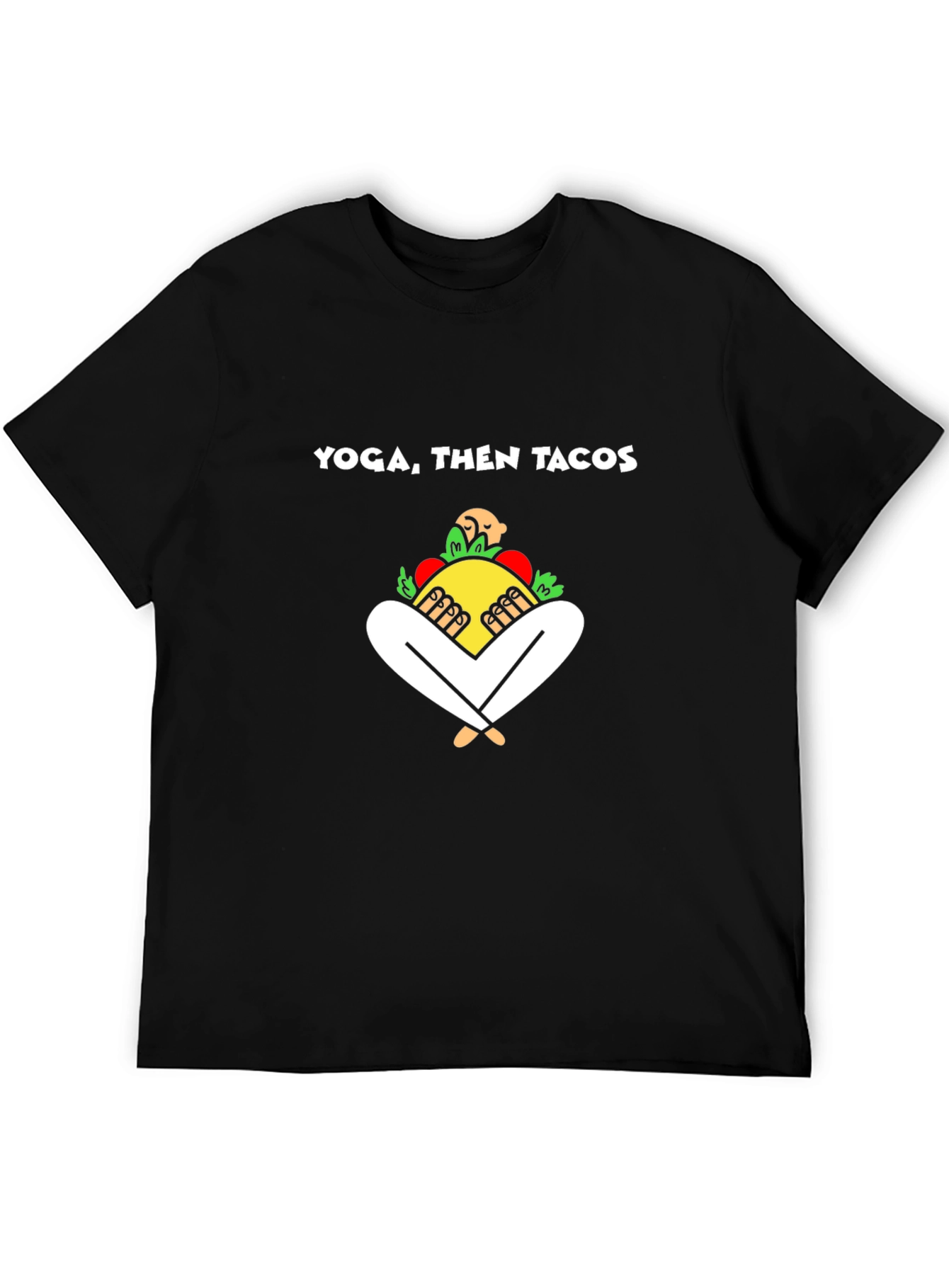 Yoga Then Tacos Graphic Tee