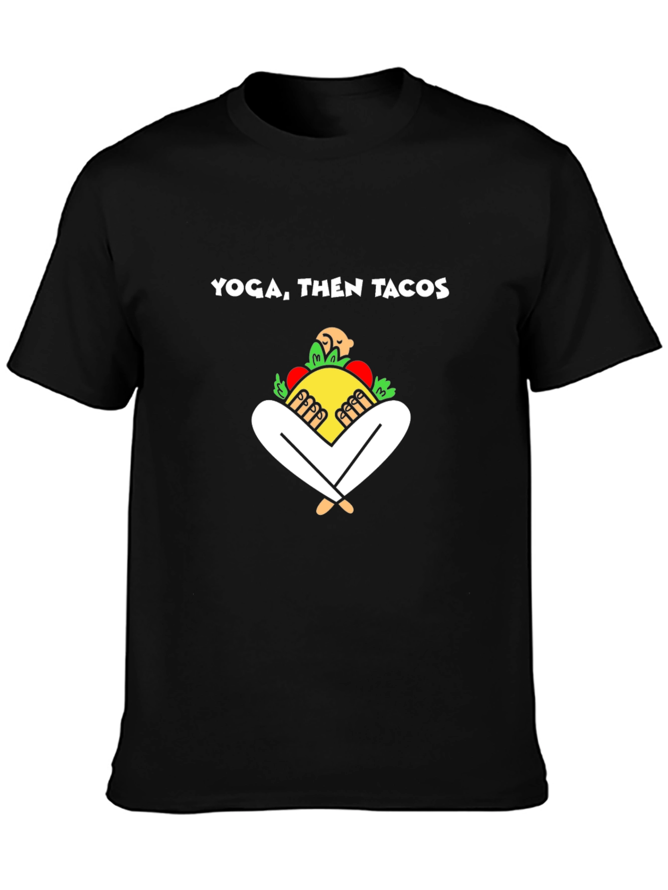 Yoga Then Tacos Graphic Tee
