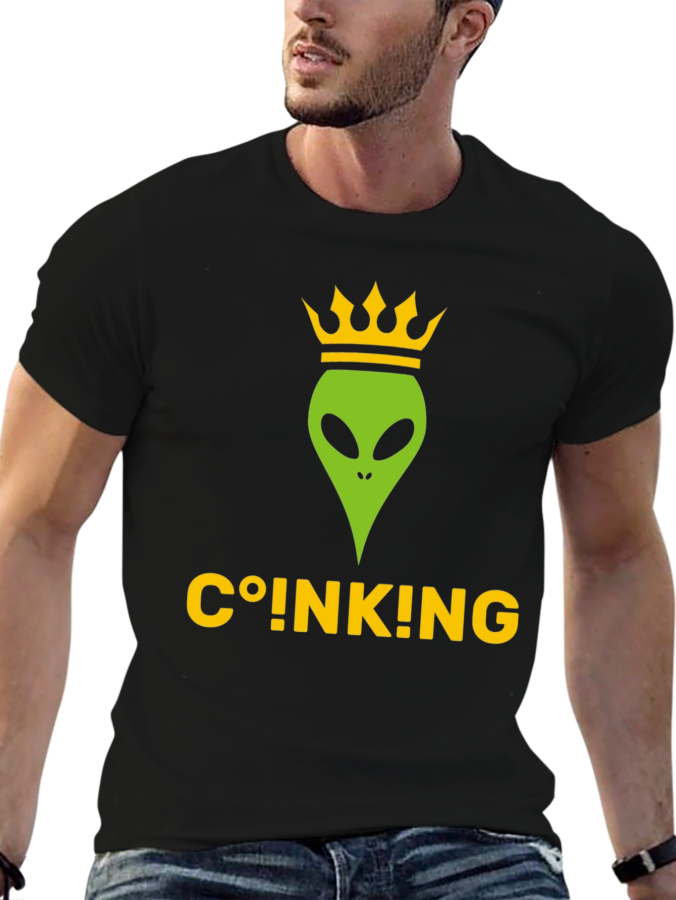 C°!NK!NG Alien King Black T-Shirt