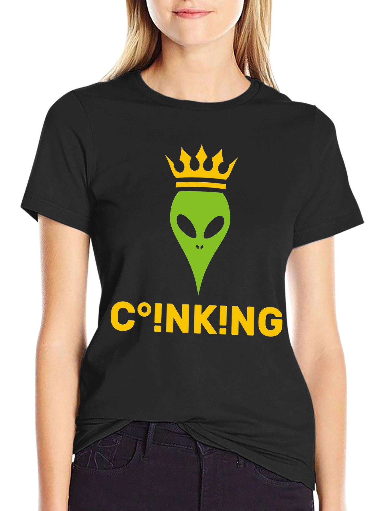 C°!NK!NG Alien King Black T-Shirt
