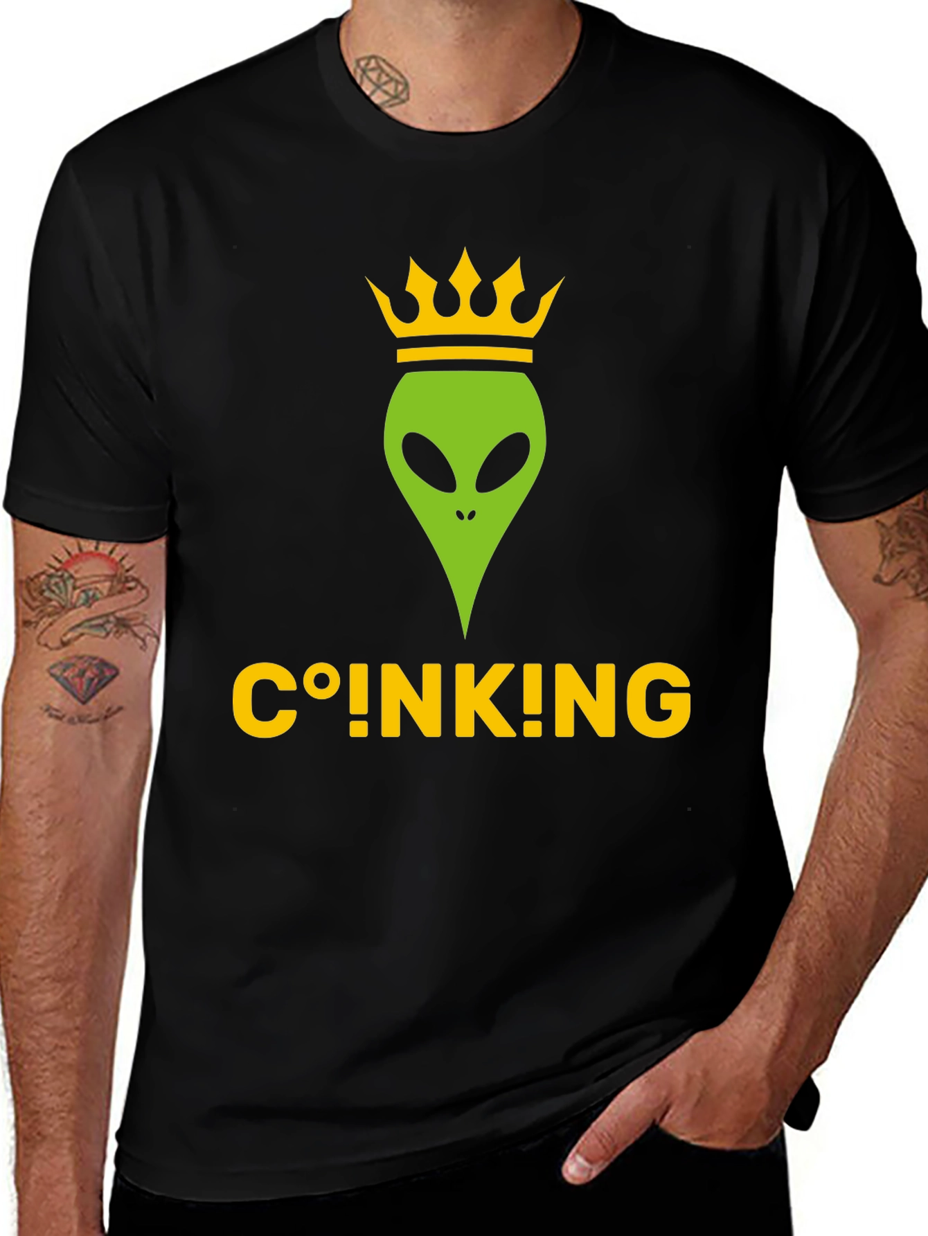 C°!NK!NG Alien King Black T-Shirt