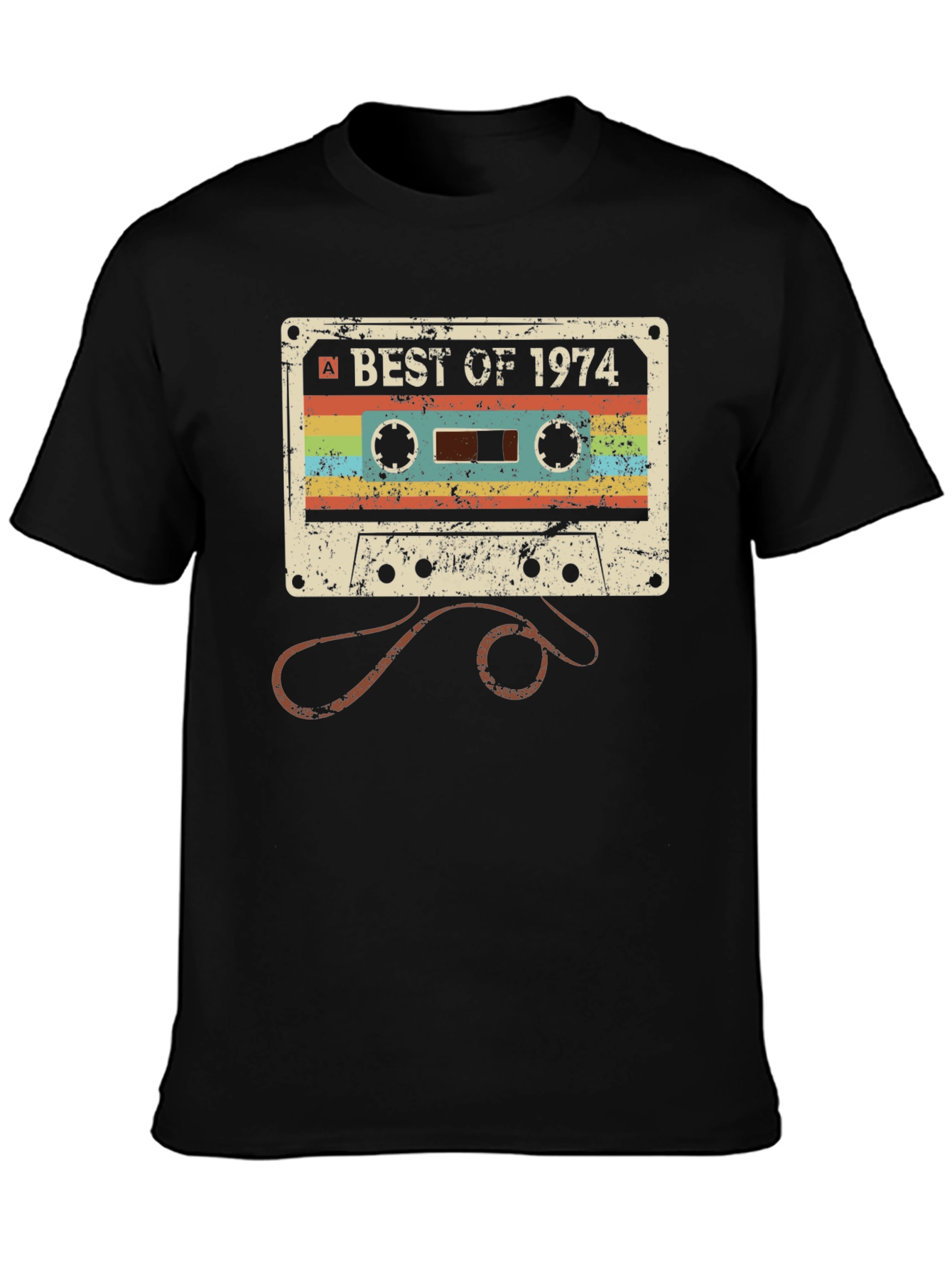 Retro Best of 1974 Cassette Tape T-Shirt