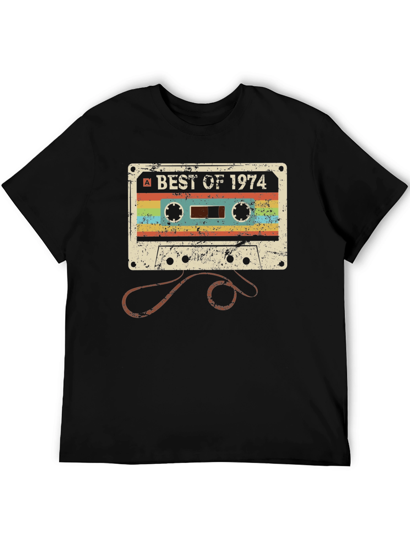 Retro Best of 1974 Cassette Tape T-Shirt
