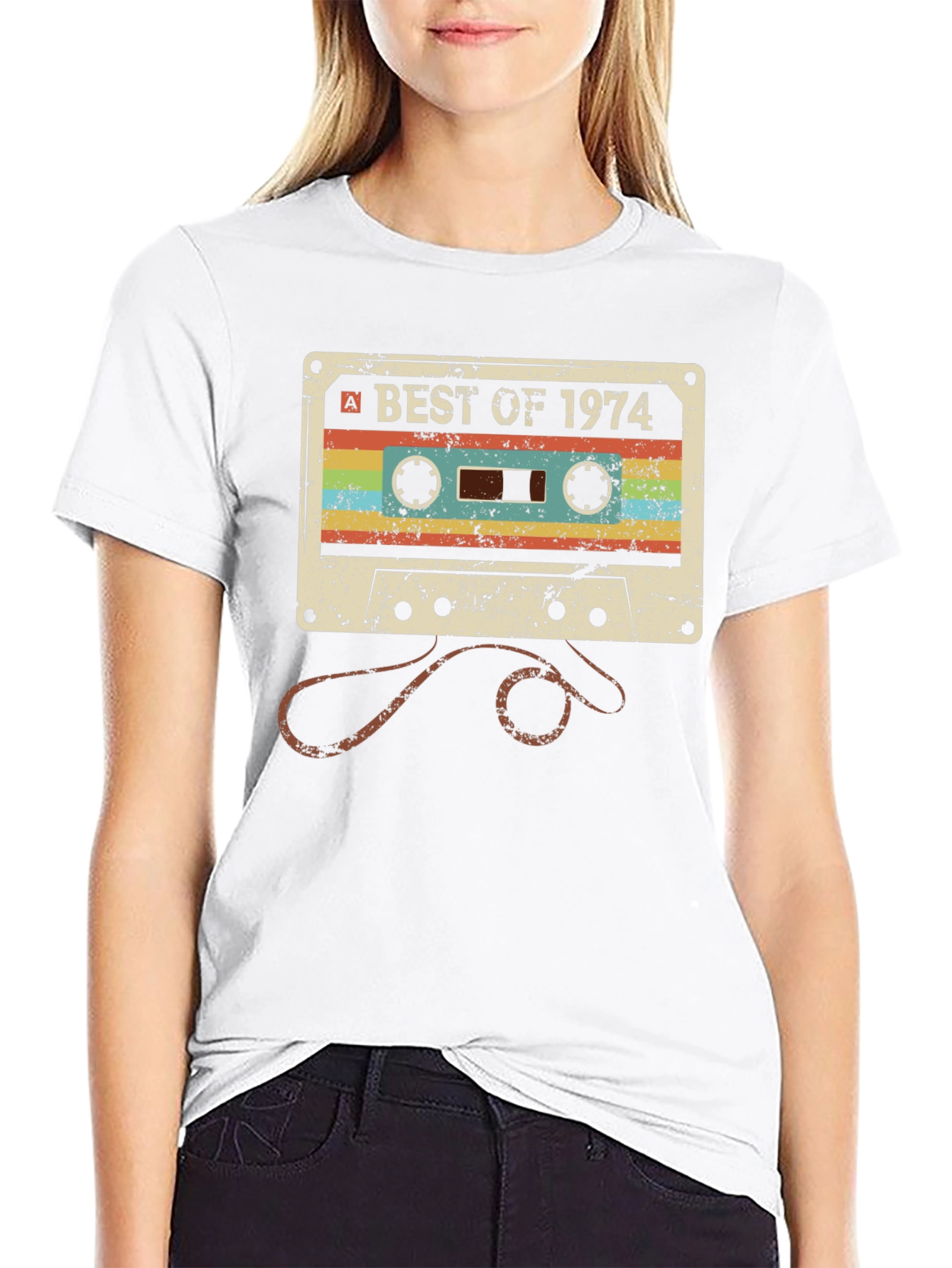 Retro Best of 1974 Cassette Tape T-Shirt