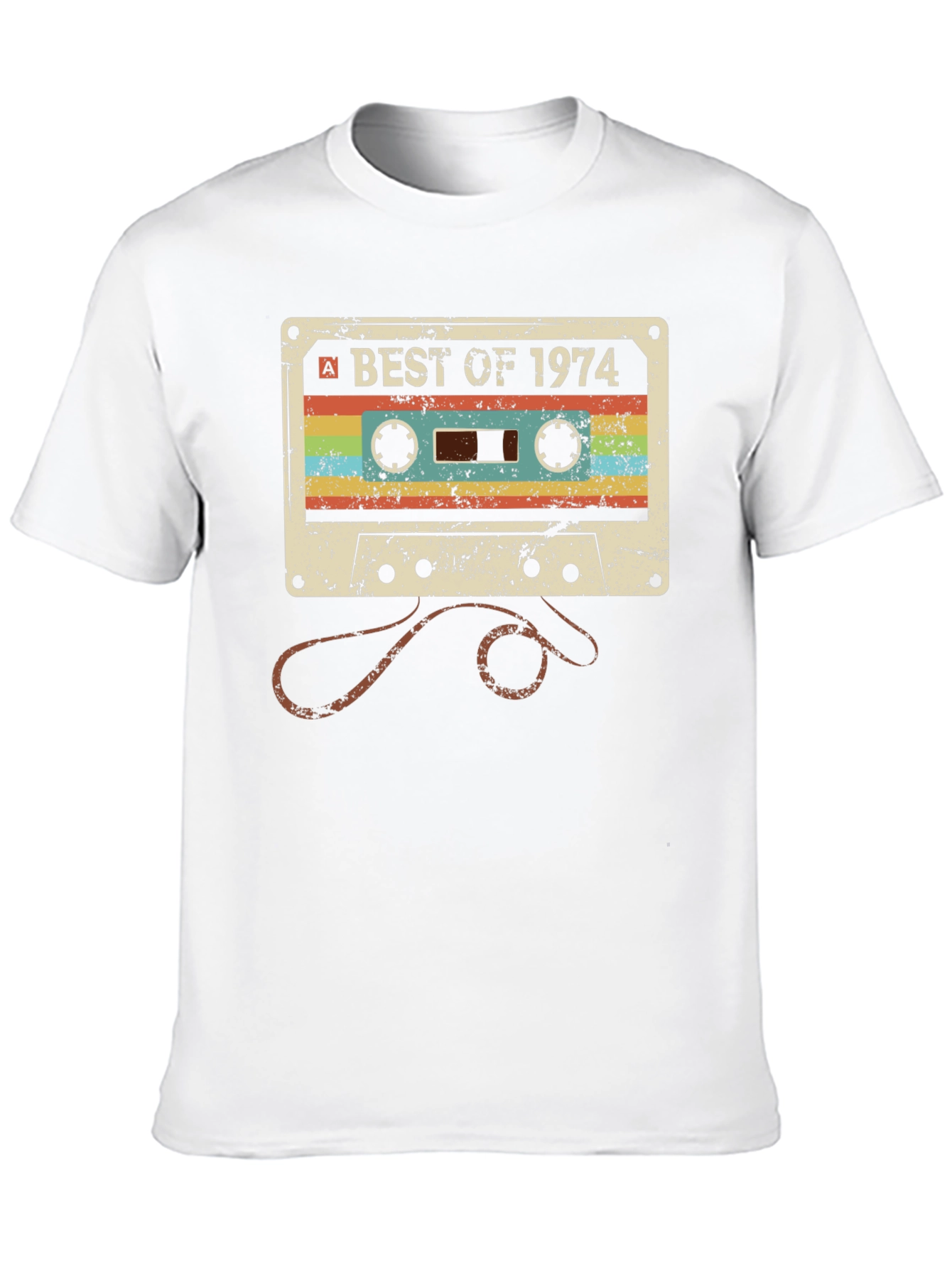Retro Best of 1974 Cassette Tape T-Shirt
