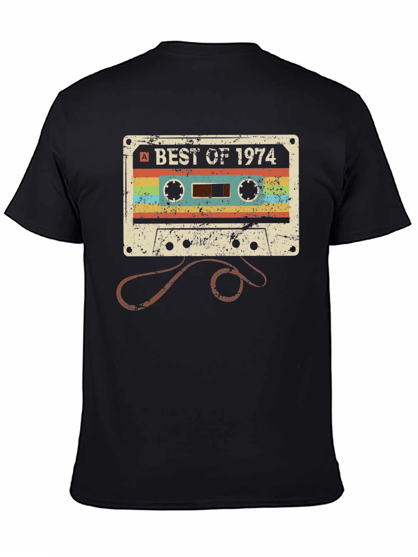 Retro Best of 1974 Cassette Tape T-Shirt