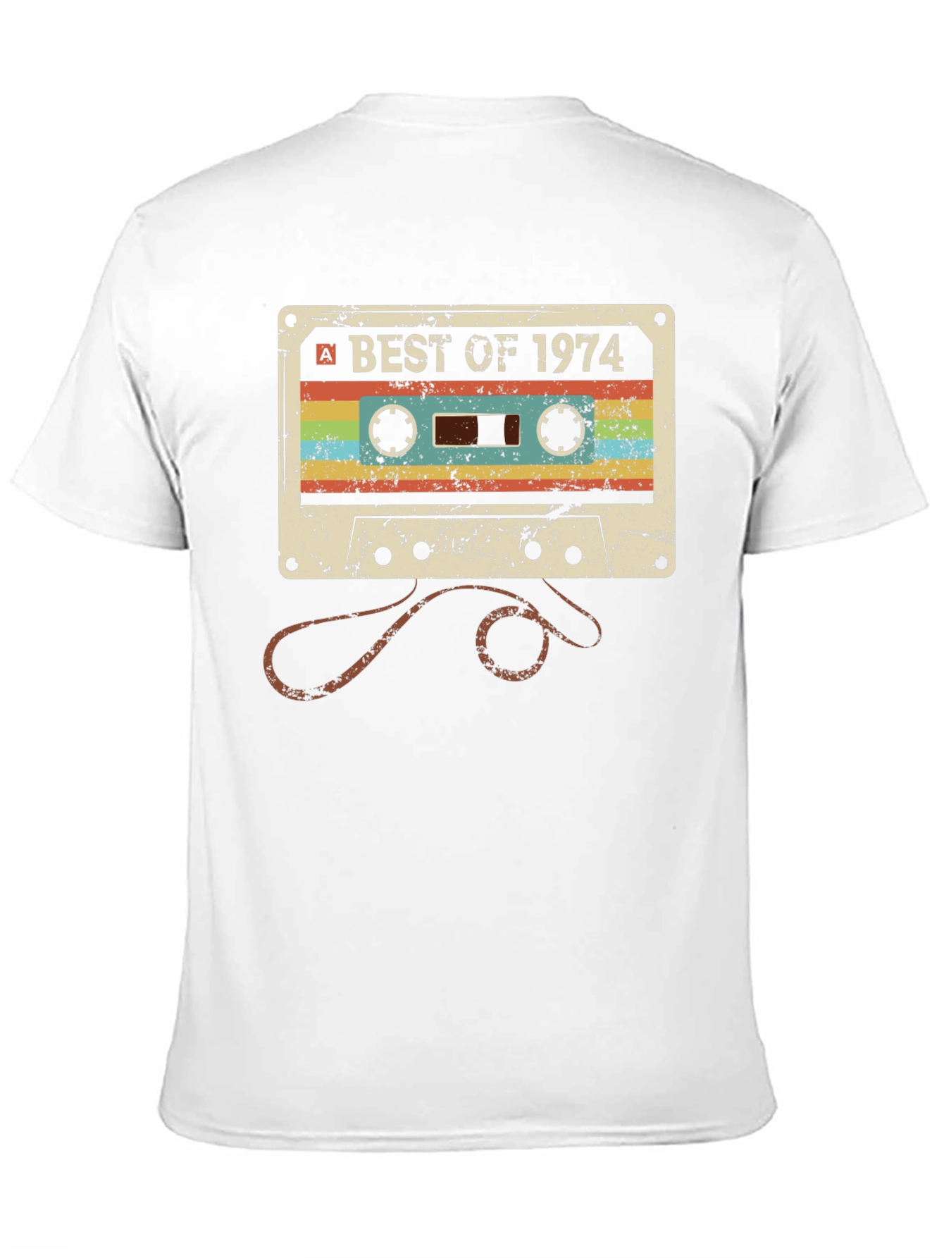 Retro Best of 1974 Cassette Tape T-Shirt
