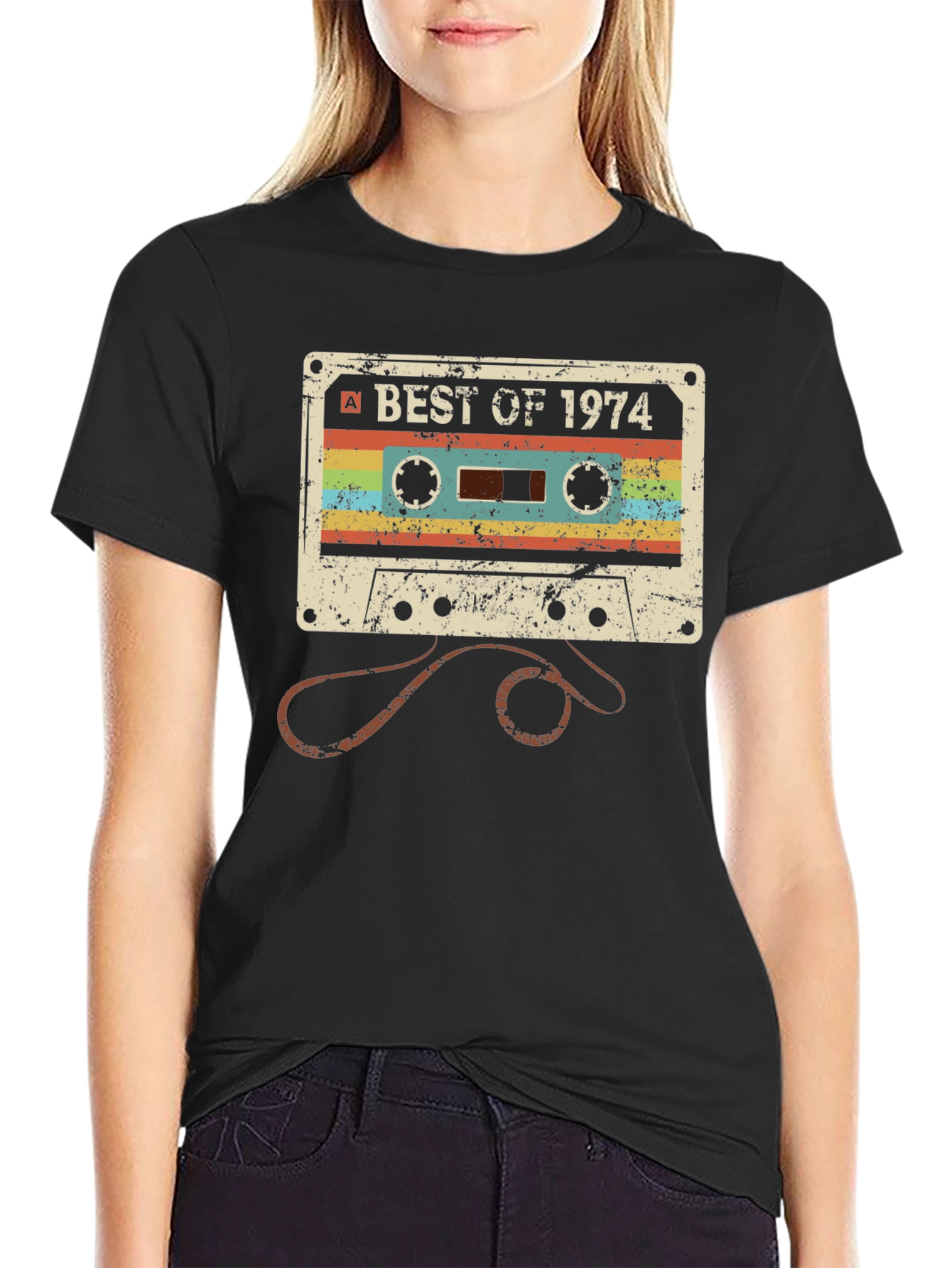 Retro Best of 1974 Cassette Tape T-Shirt