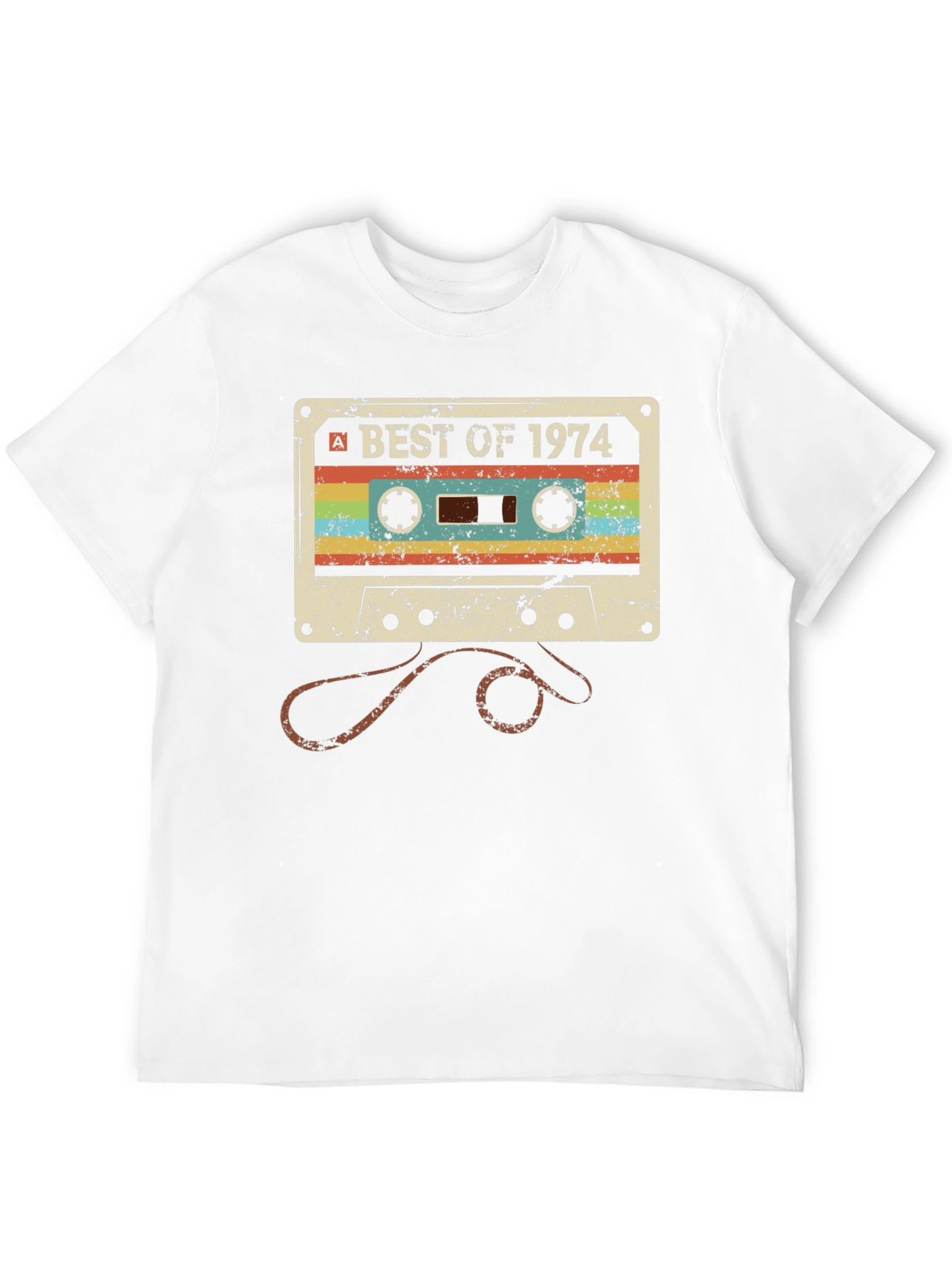 Retro Best of 1974 Cassette Tape T-Shirt