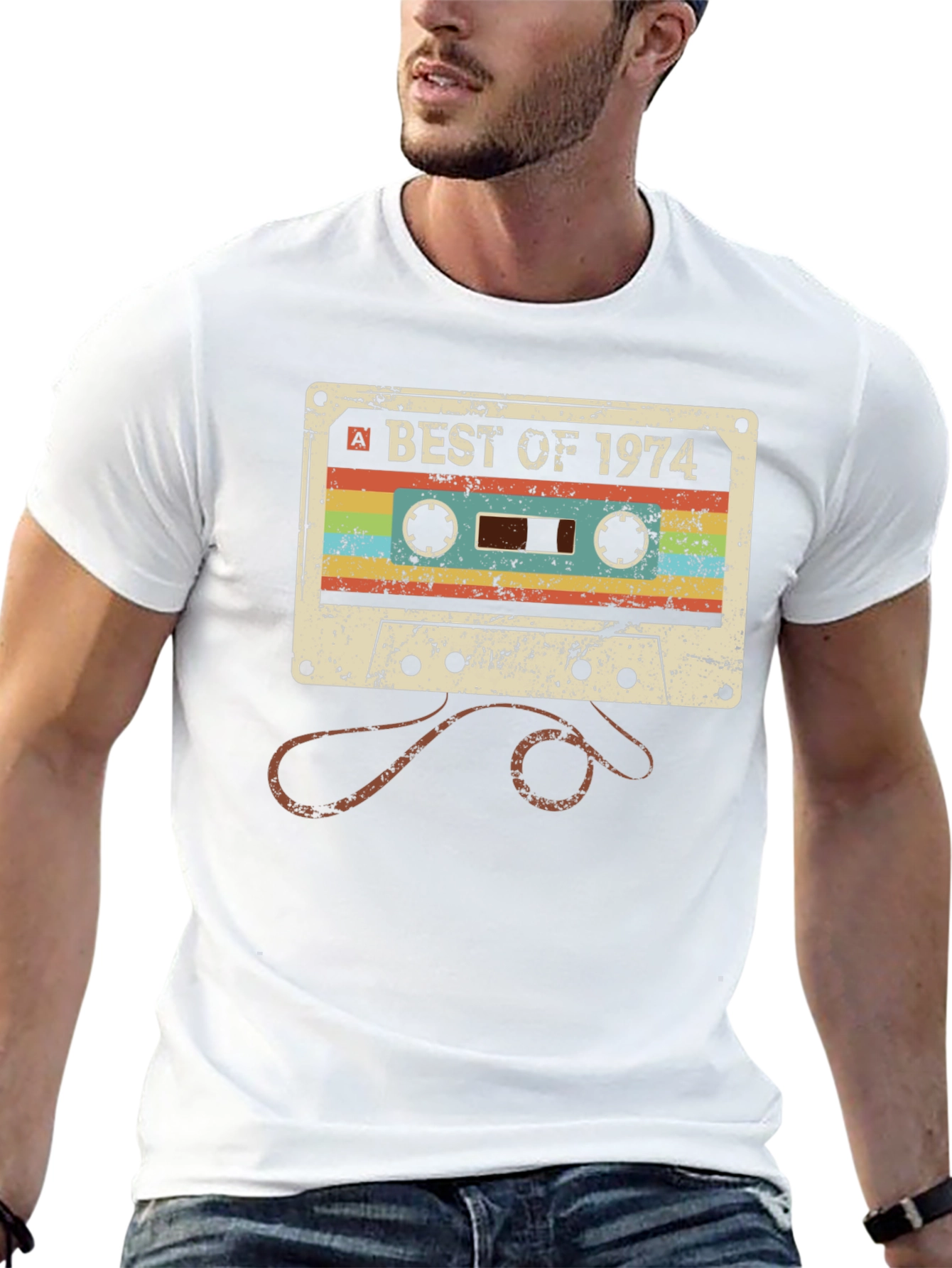 Retro Best of 1974 Cassette Tape T-Shirt