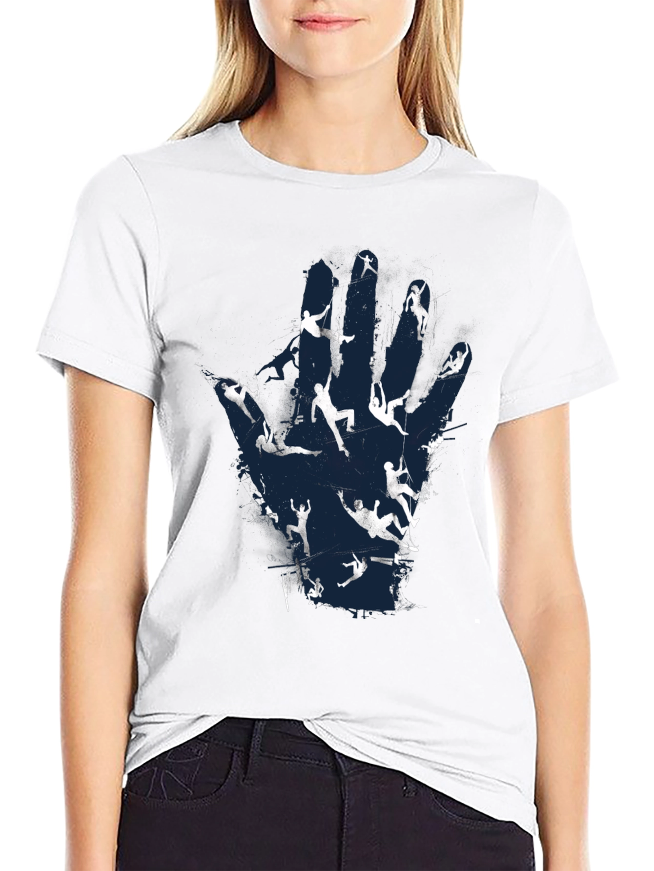 Climbers Hand T-Shirt - Rock Climbing Tee