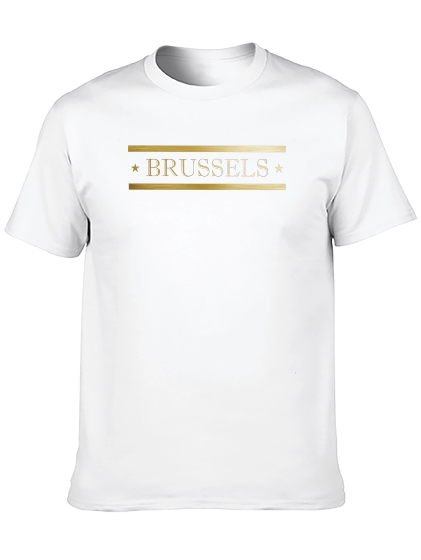 Brussels Star Graphic Black T-Shirt