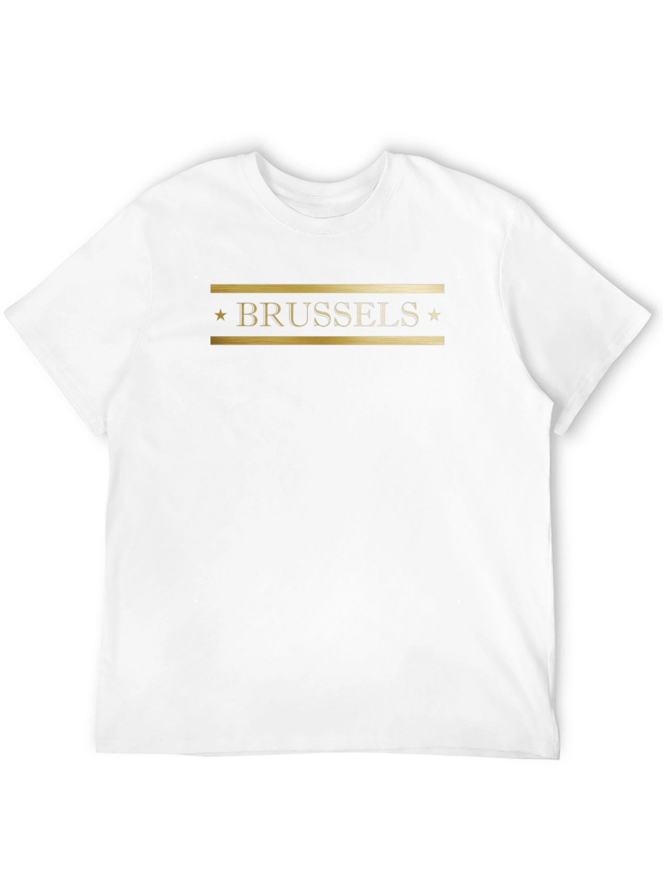Brussels Star Graphic Black T-Shirt