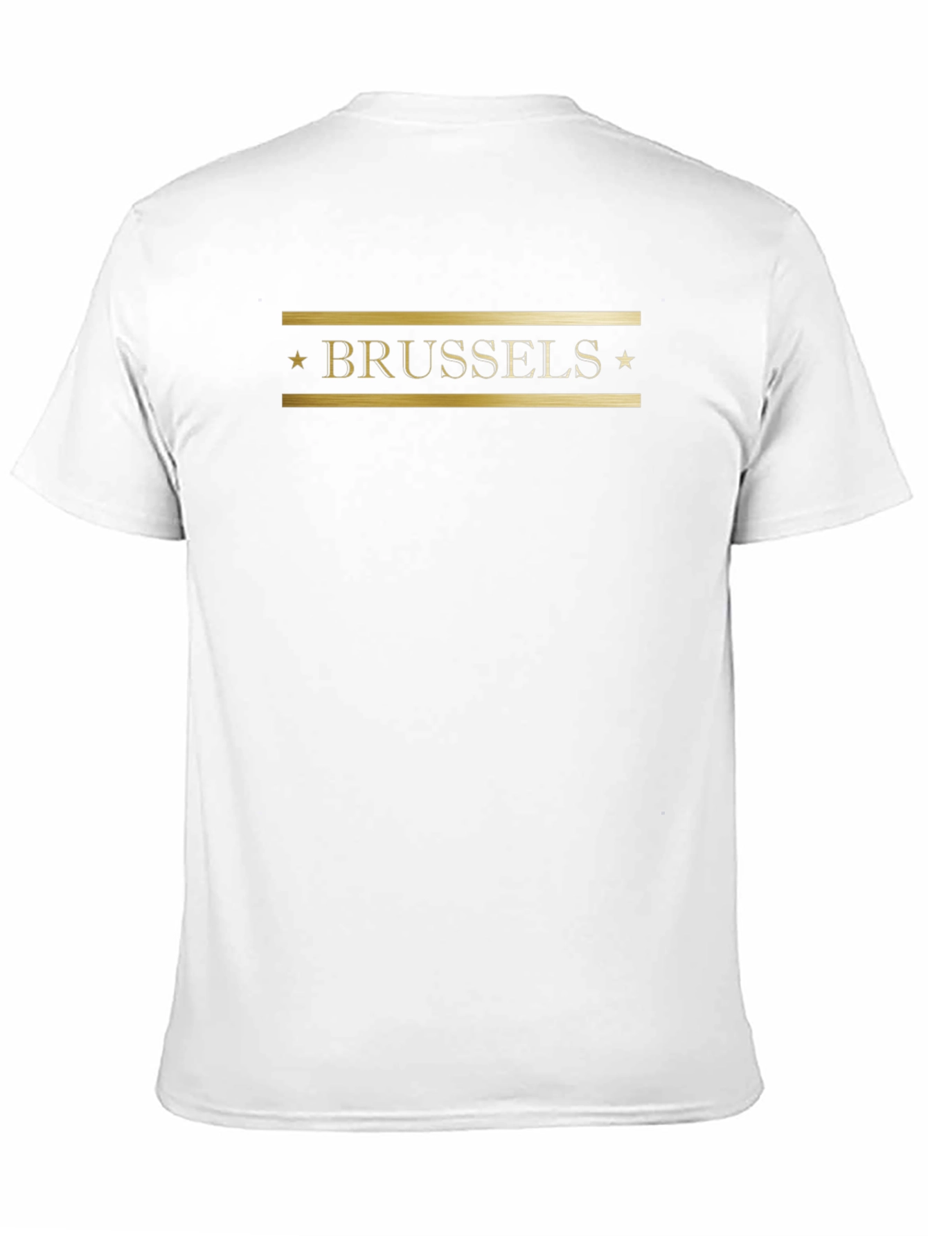 Brussels Star Graphic Black T-Shirt