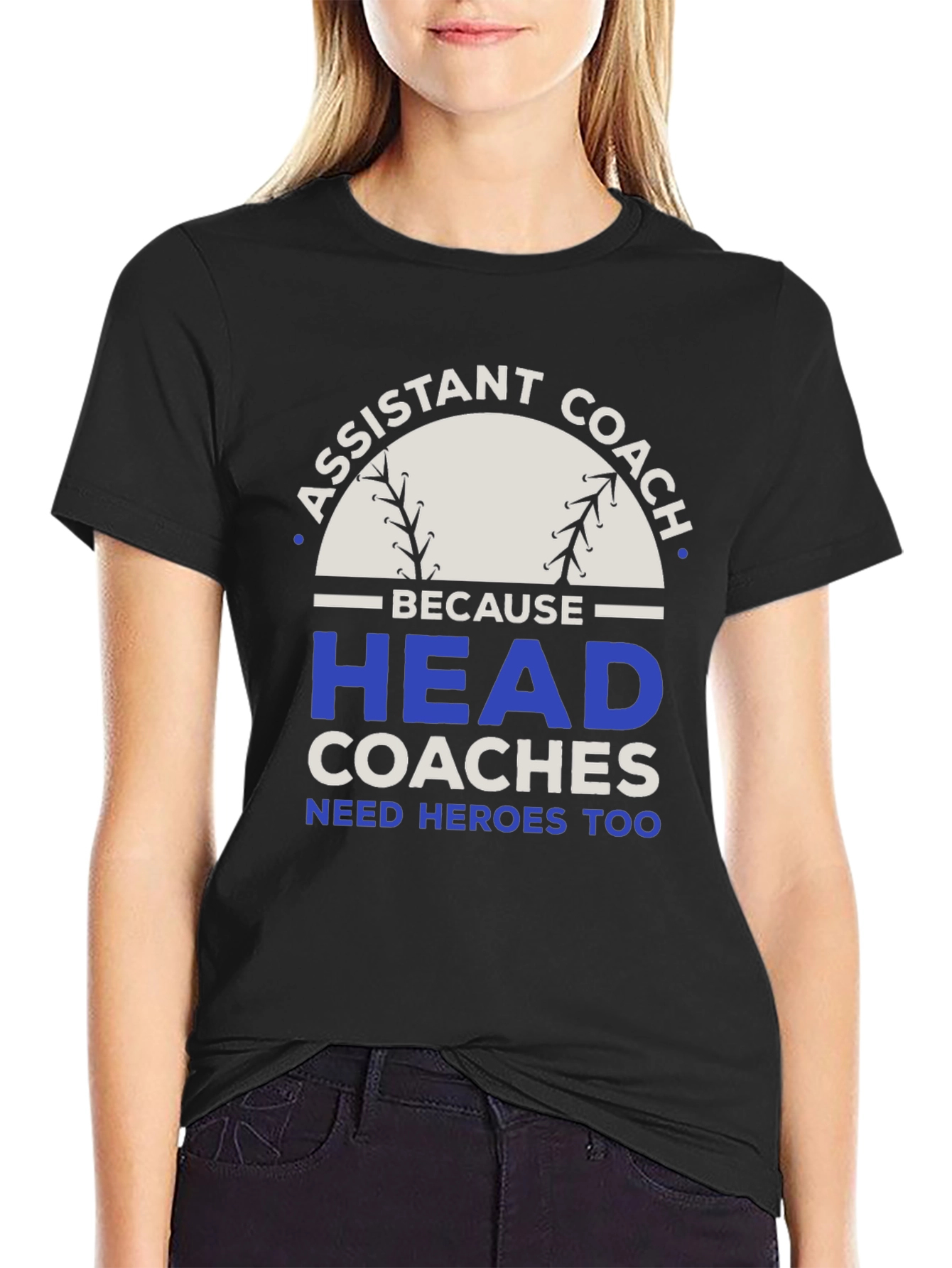 Assistant Coach Baseball Graphic Tee