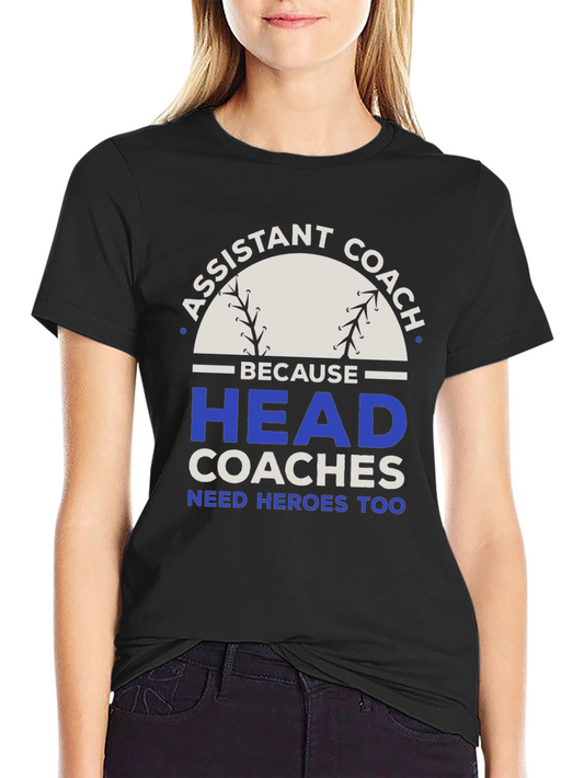 Assistant Coach Baseball Graphic Tee