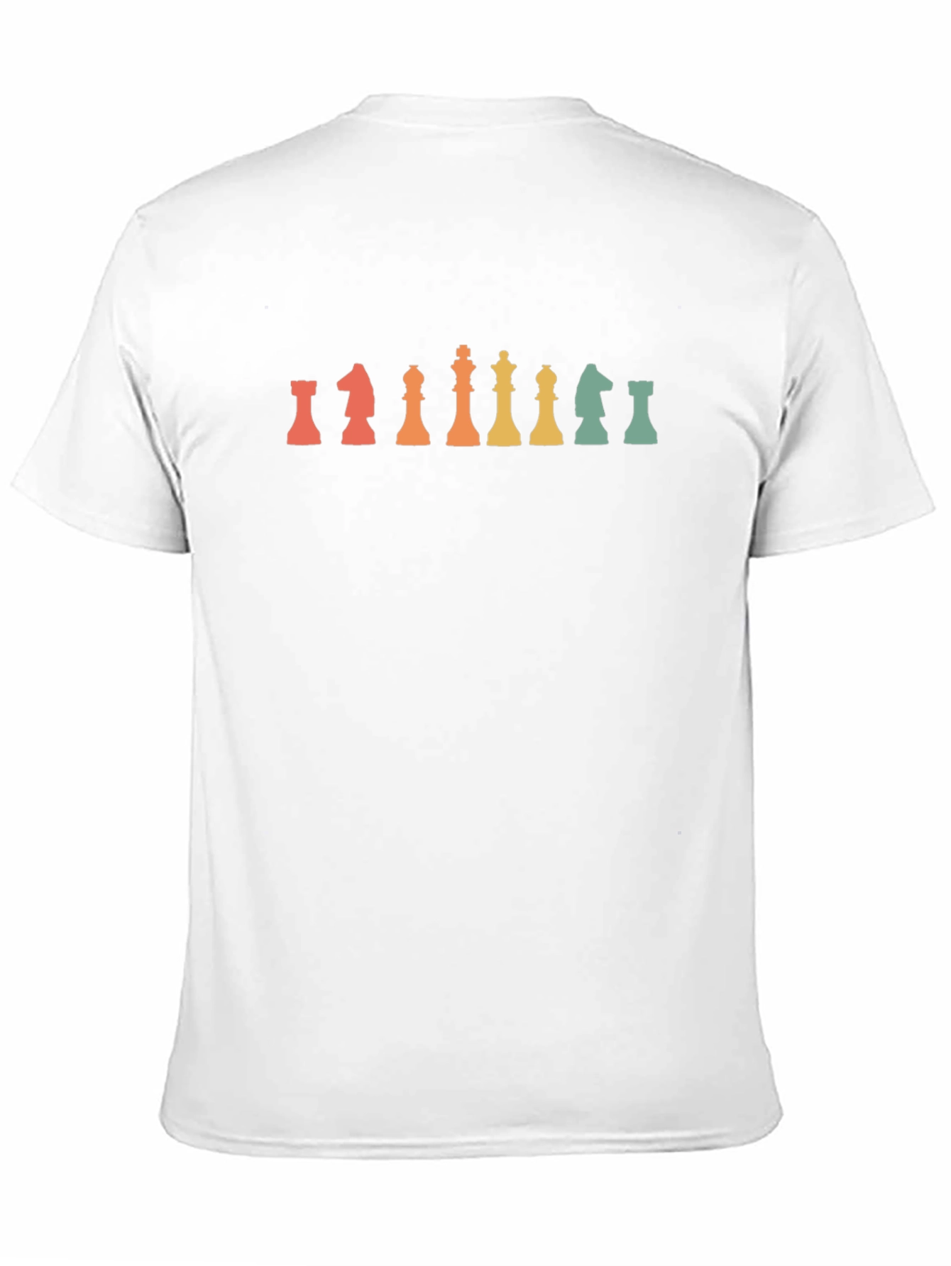 Retro Chess Piece Graphic Tee - Black