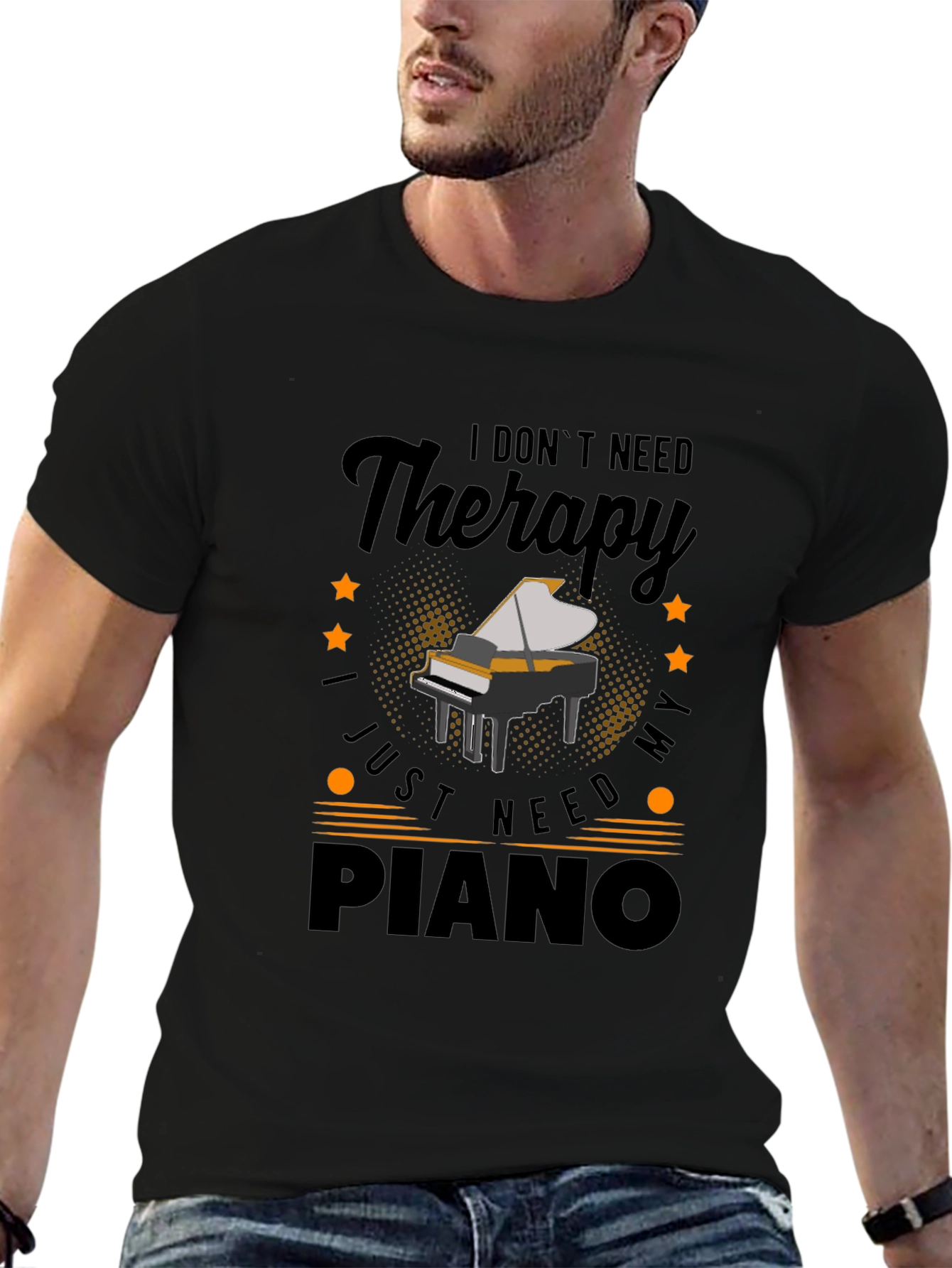 I Dont Need Therapy Piano T-Shirt