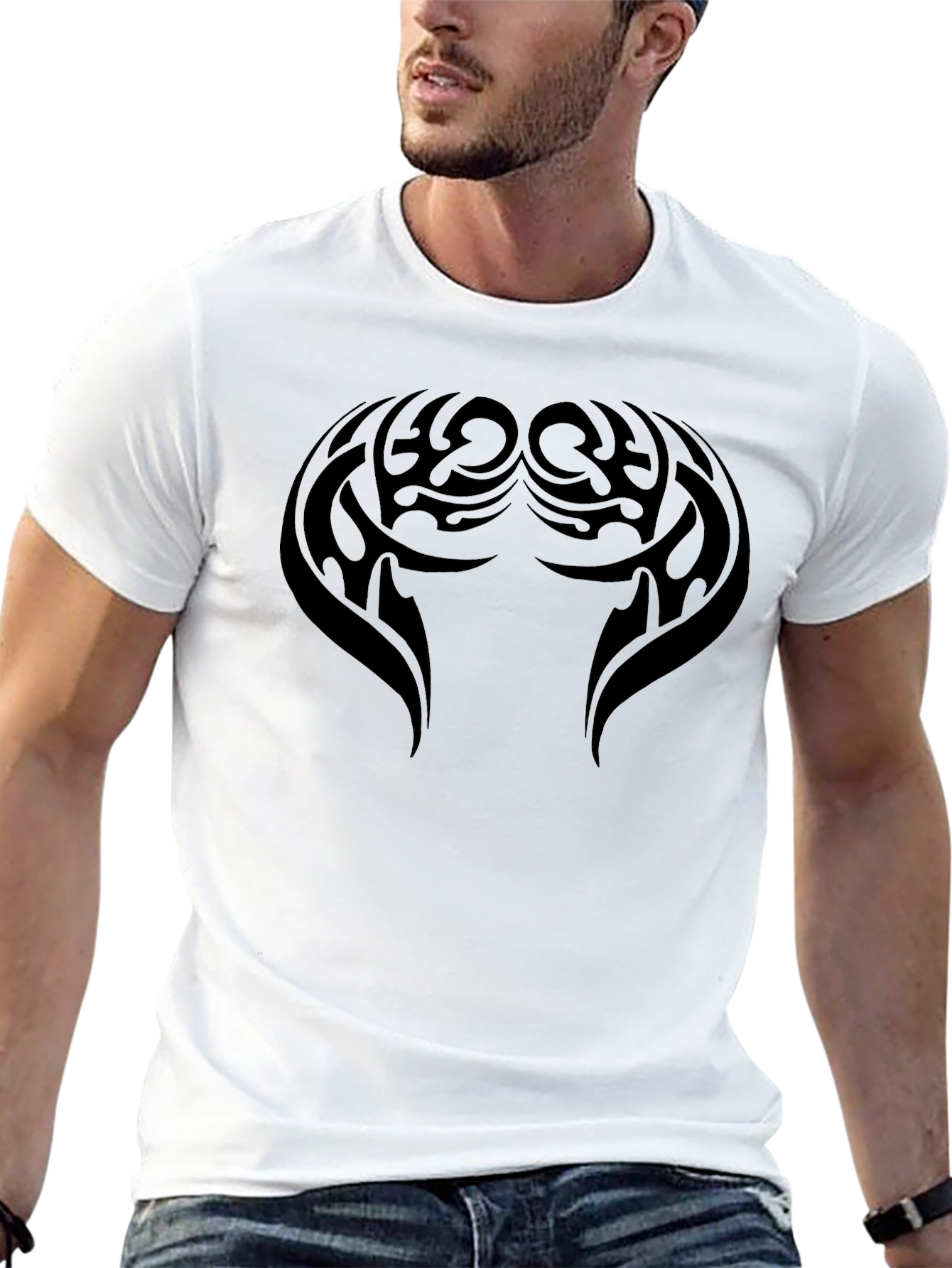 Tribal Wings Black T-Shirt