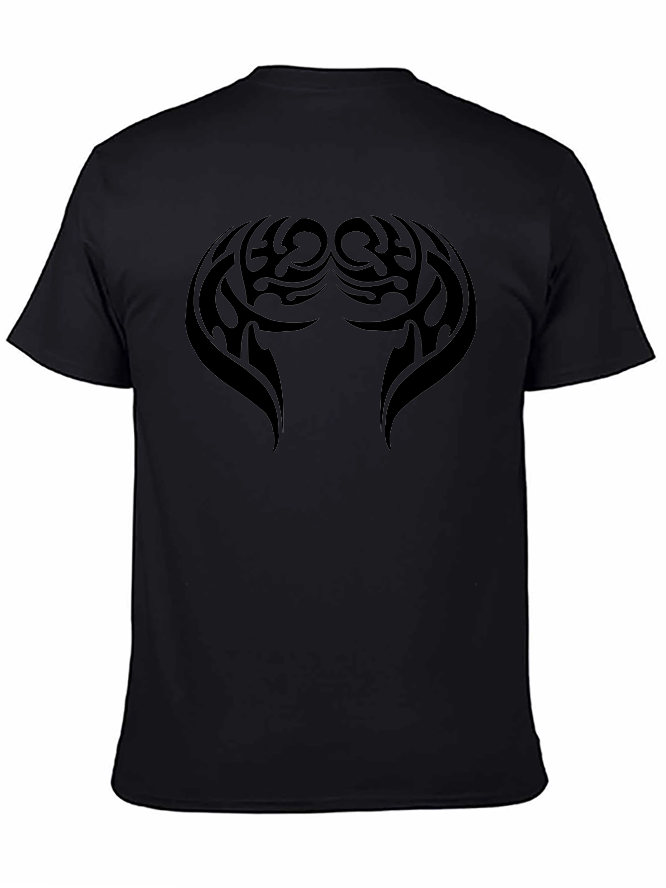 Tribal Wings Black T-Shirt