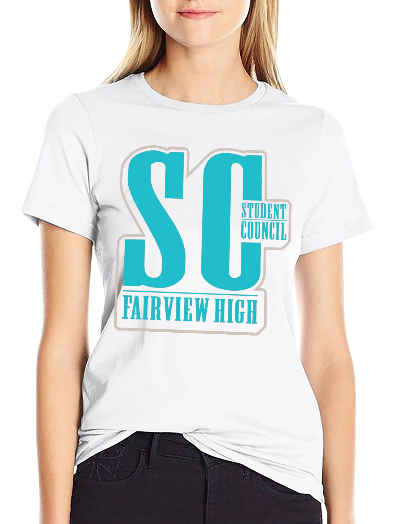 Fairview High Student Council Black T-Shirt