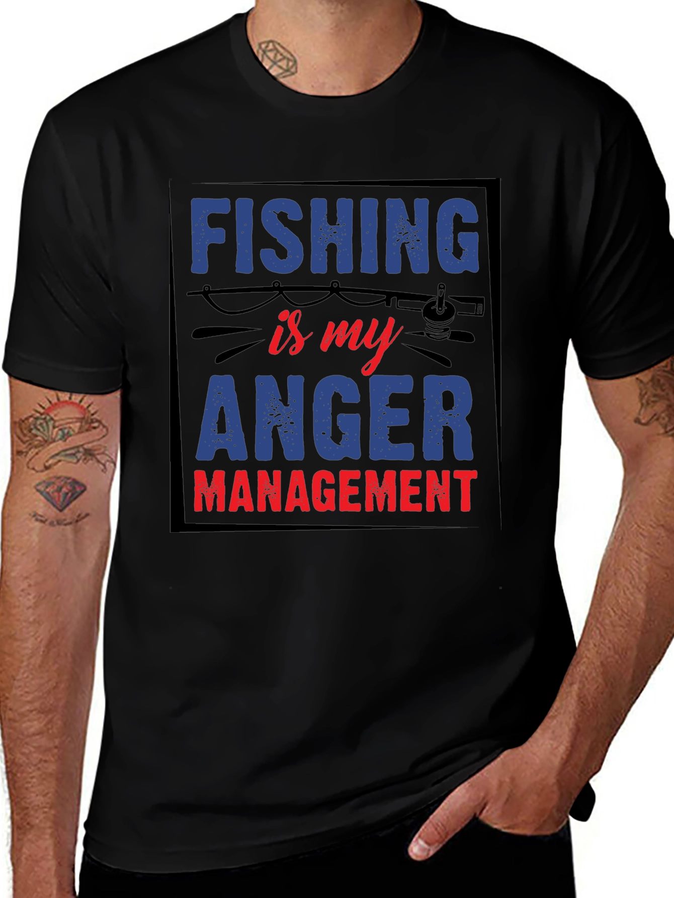 Fishing is My Anger Management T-Shirt