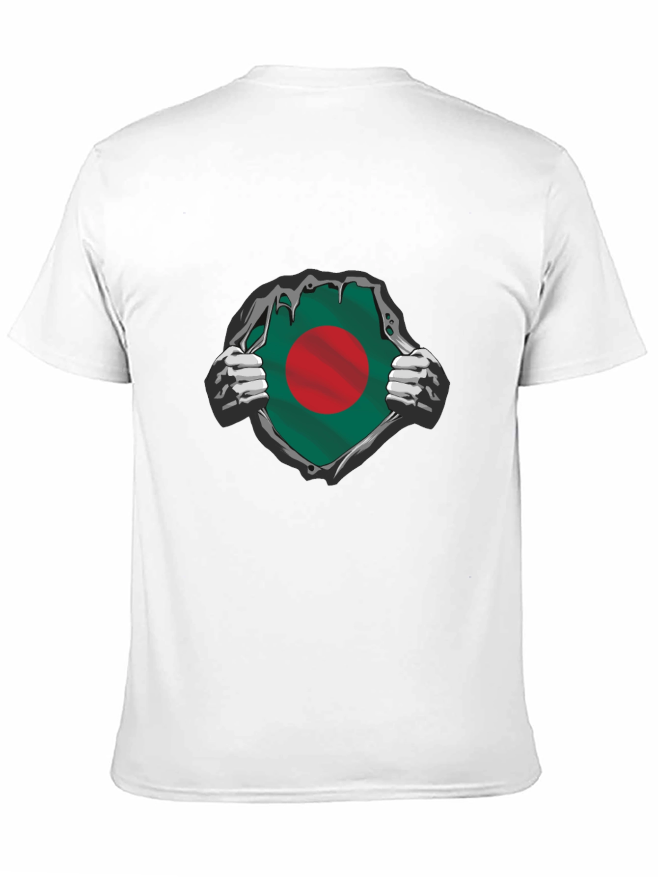 Bangladesh Flag Superhero T-Shirt - Black