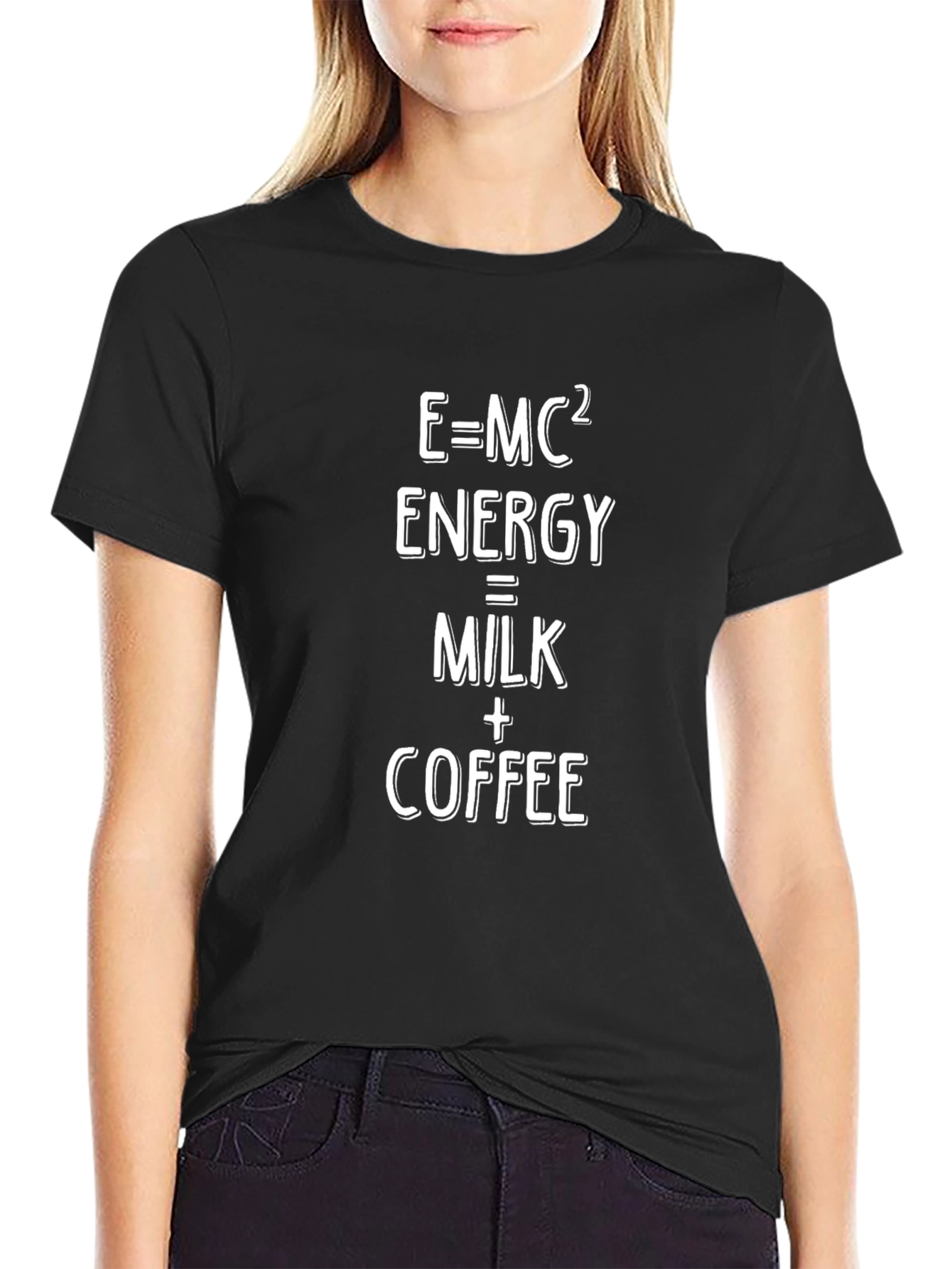 Energy = Milk + Coffee T-Shirt Funny Science Tee