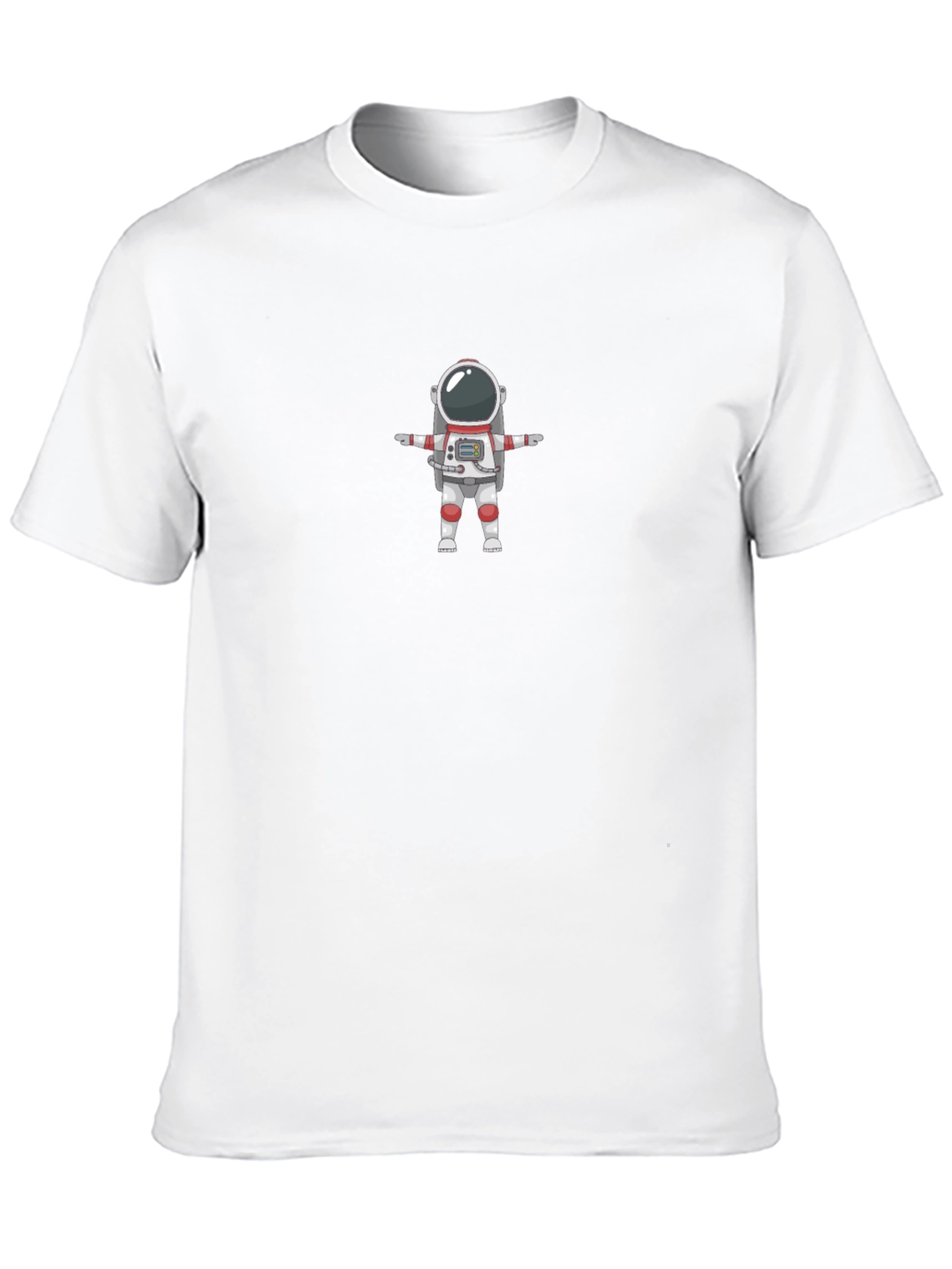 Astronaut T-Pose Black T-Shirt