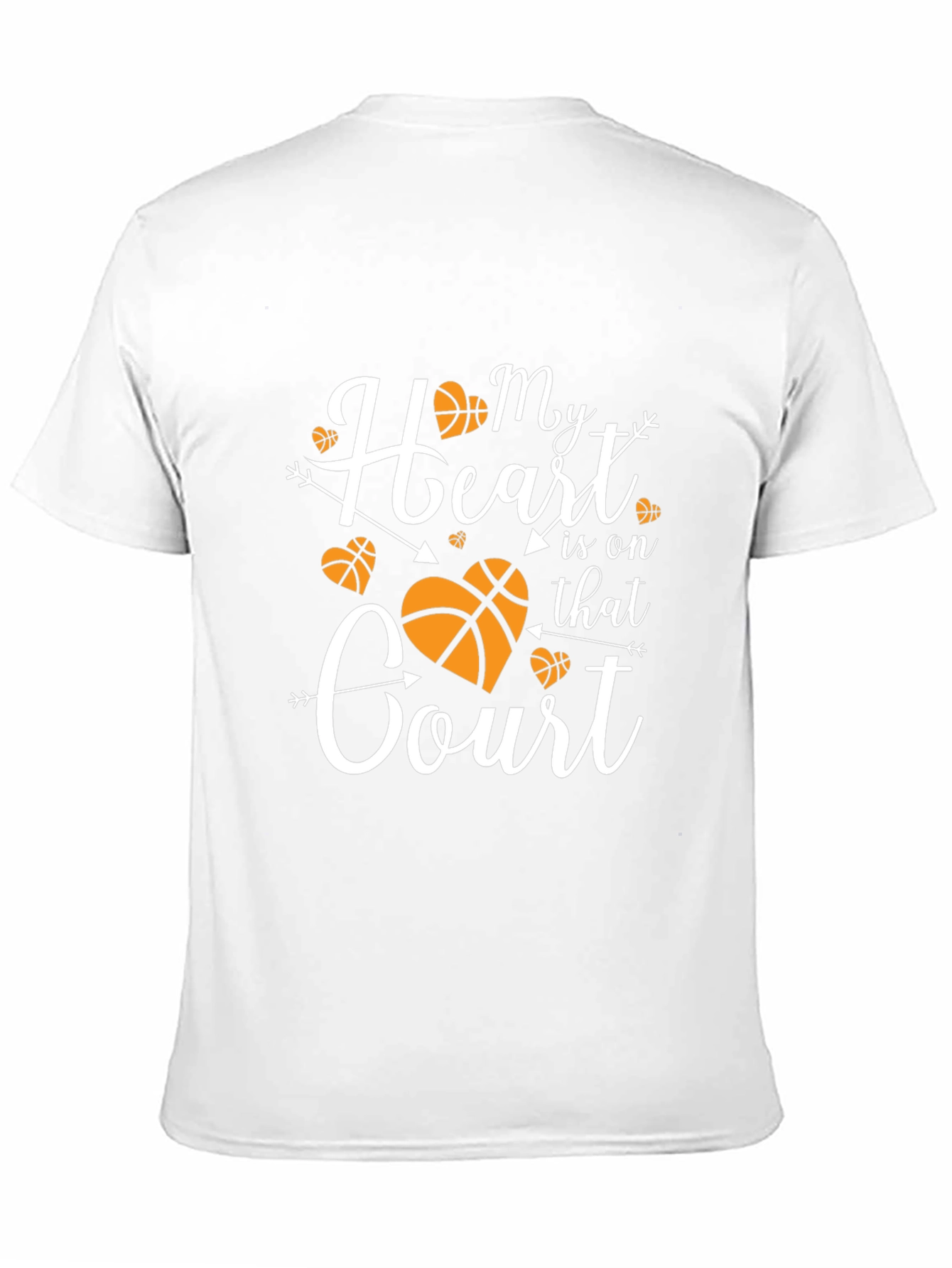 Basketball Mom Heart T-Shirt