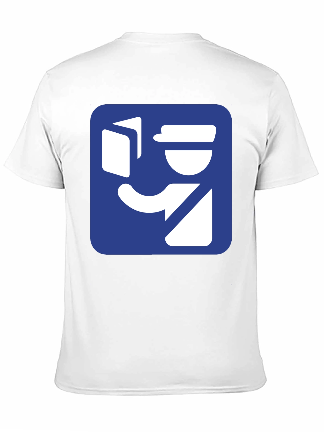Delivery Man Graphic Tee - Black Cotton T-Shirt