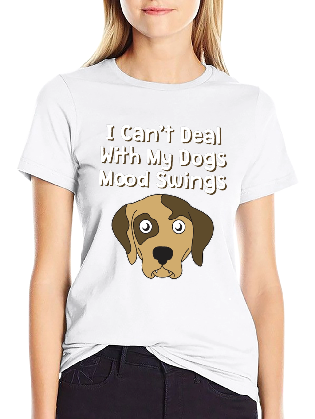 Dog Mood Swings Graphic T-Shirt