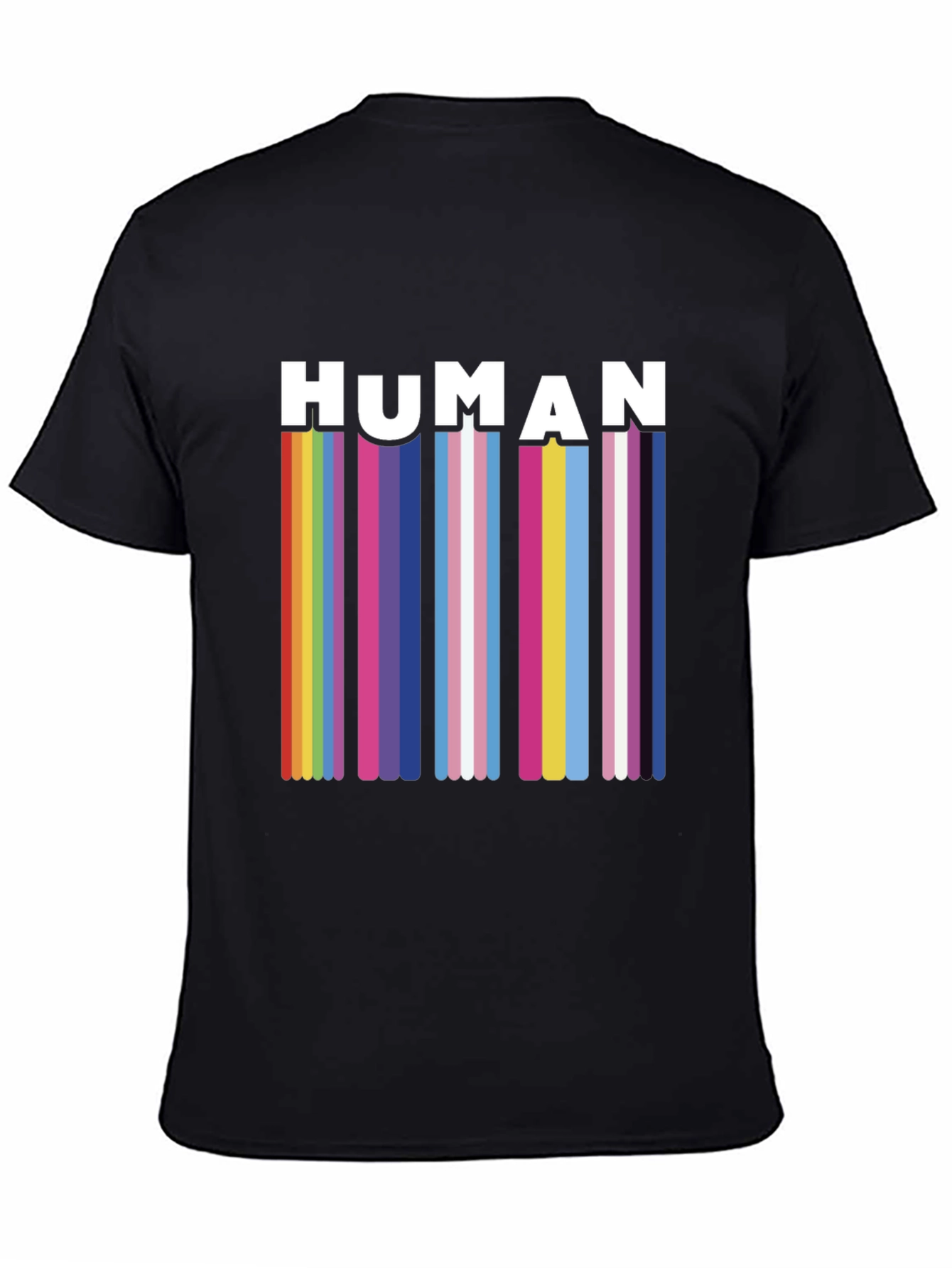 Human Pride Rainbow Stripe T-Shirt