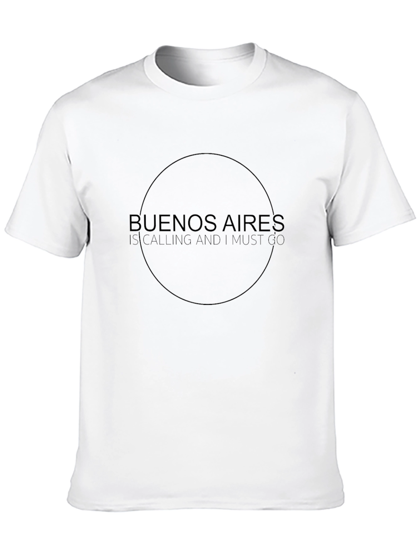Buenos Aires Calling Black Tee