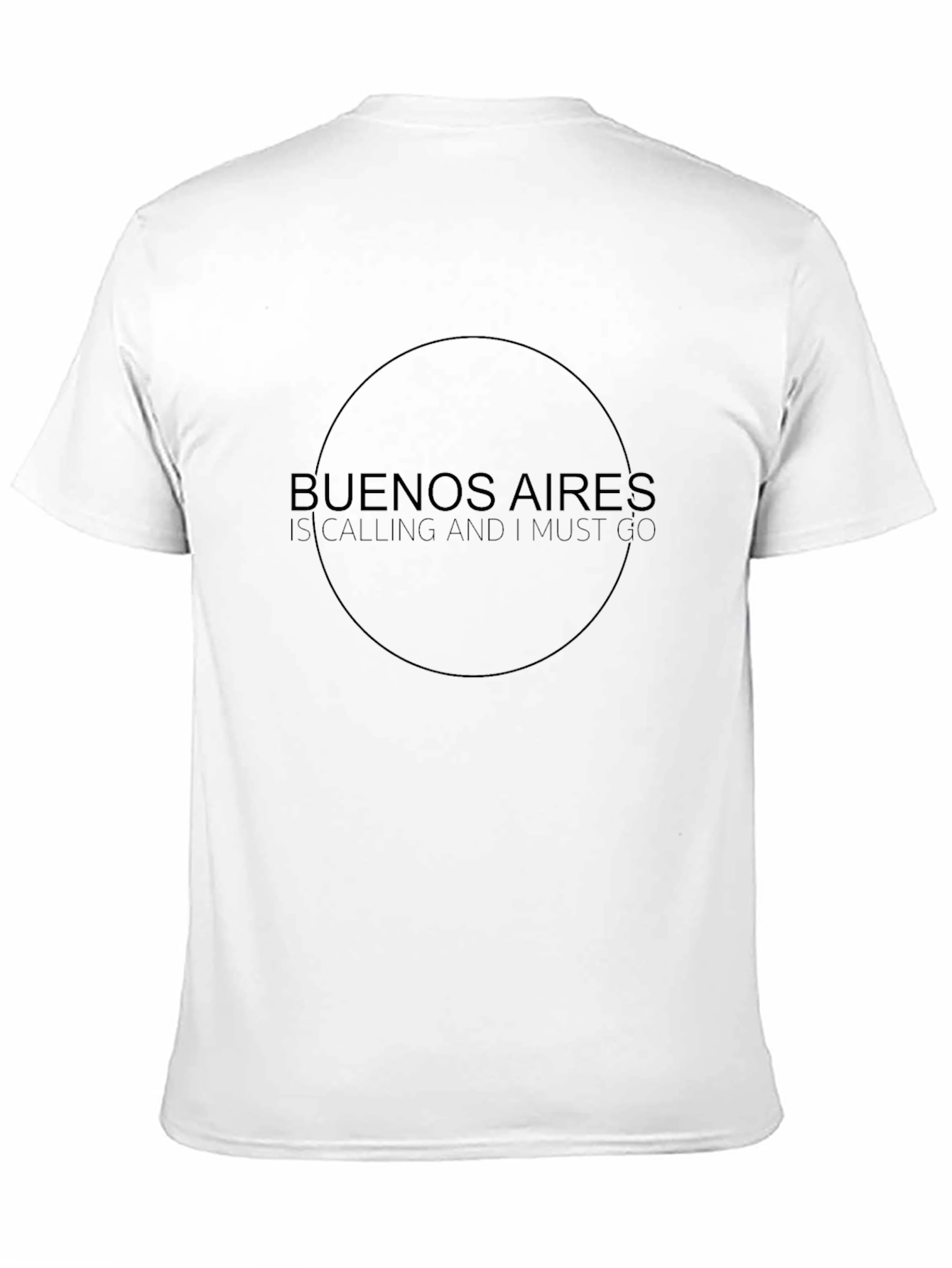 Buenos Aires Calling Black Tee