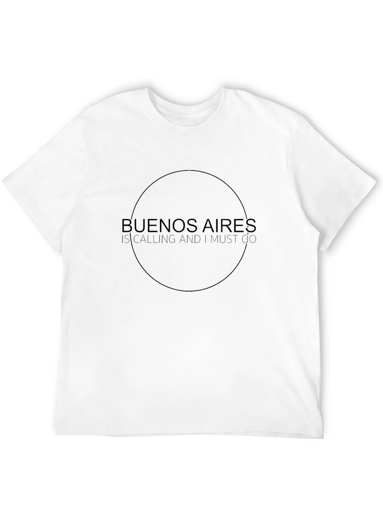 Buenos Aires Calling Black Tee