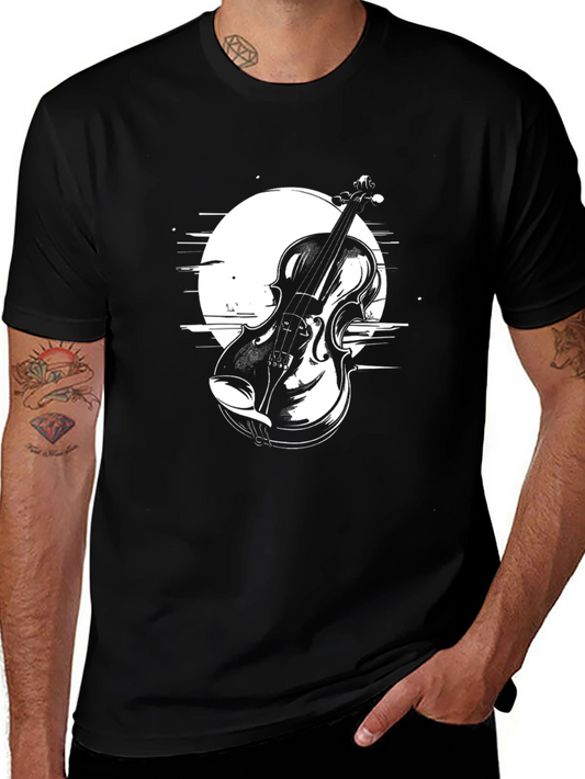 Black Violin Graphic Tee - Musical Statement Shirt