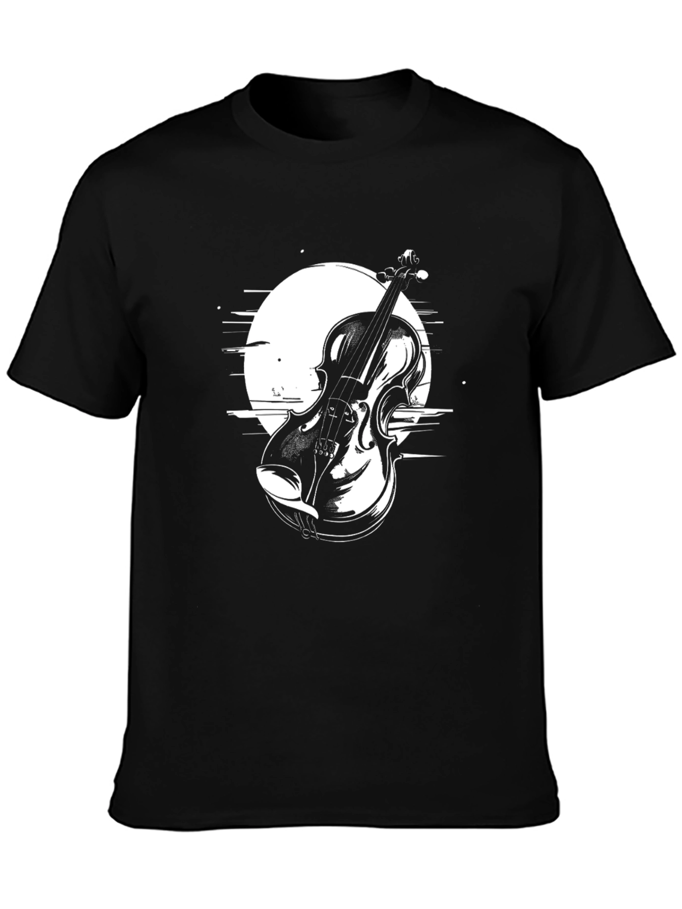Black Violin Graphic Tee - Musical Statement Shirt